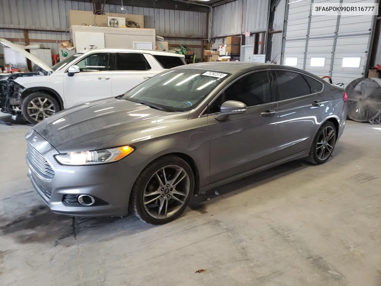 2013 Ford Fusion Titanium VIN: 3FA6P0K99DR116777 Lot: 71262374