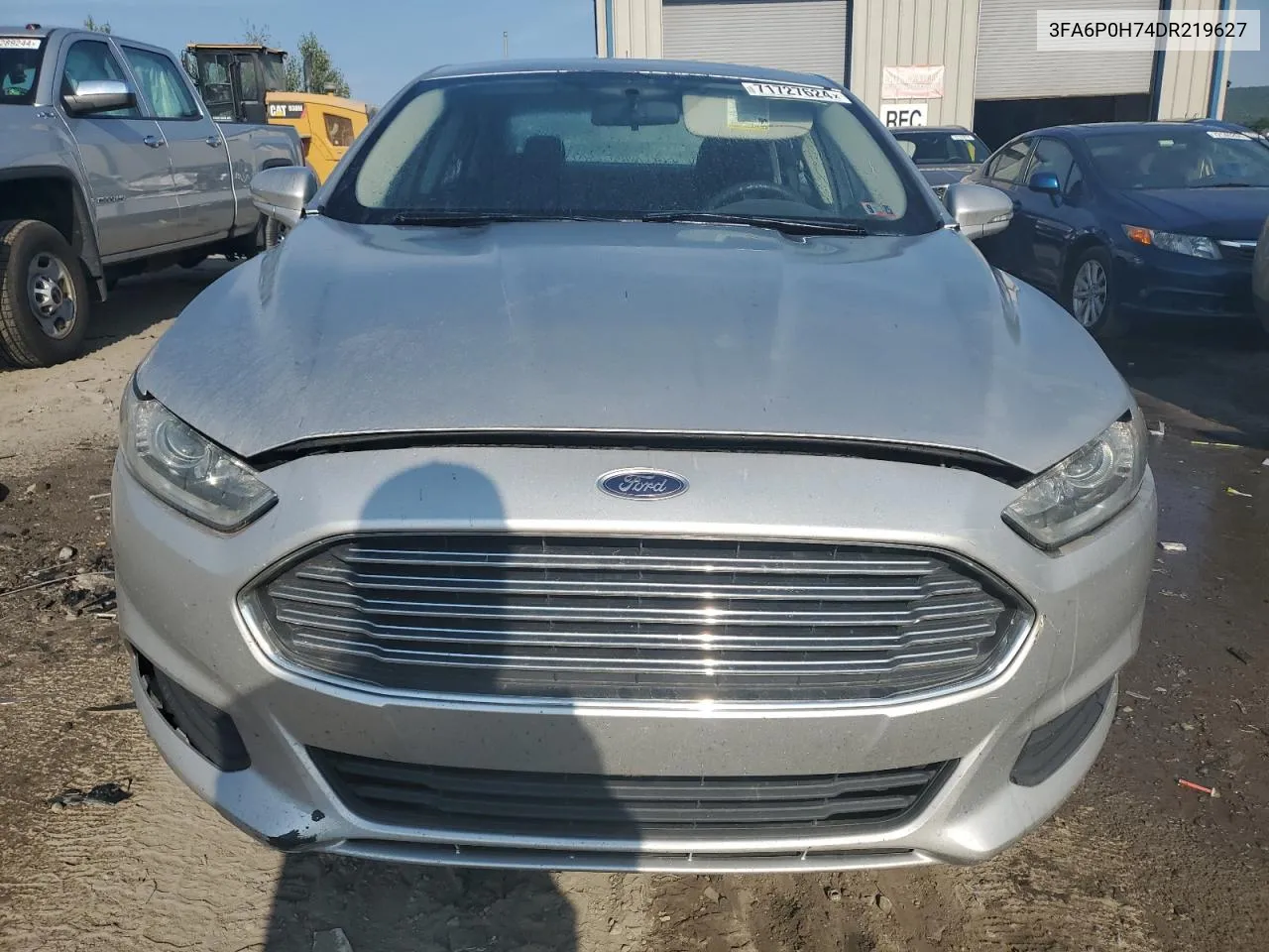 2013 Ford Fusion Se VIN: 3FA6P0H74DR219627 Lot: 71727624