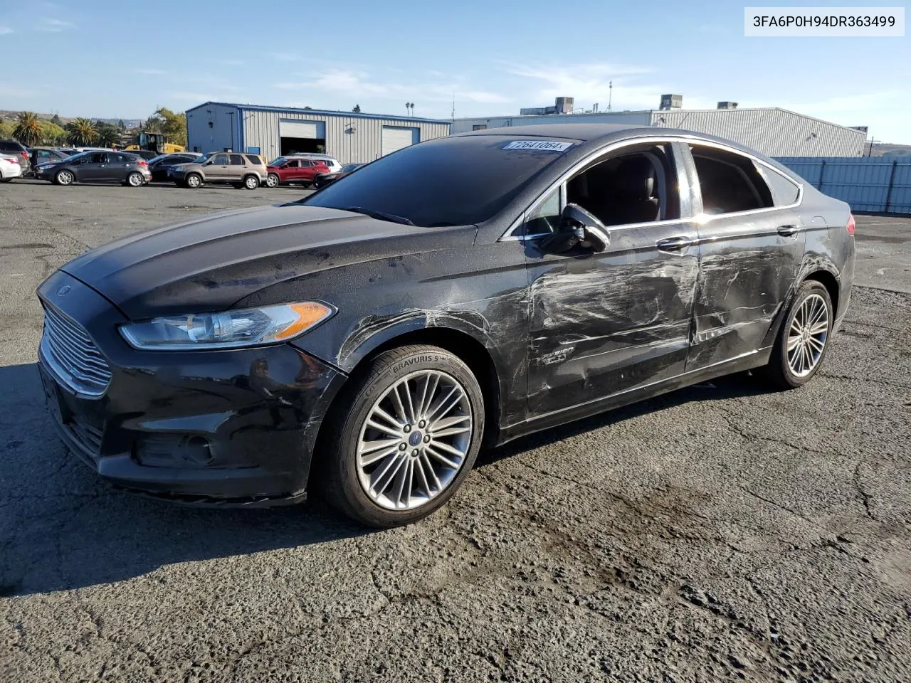 2013 Ford Fusion Se VIN: 3FA6P0H94DR363499 Lot: 72641064