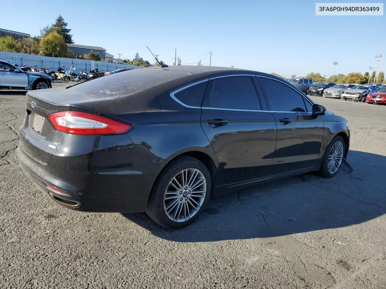 2013 Ford Fusion Se VIN: 3FA6P0H94DR363499 Lot: 72641064