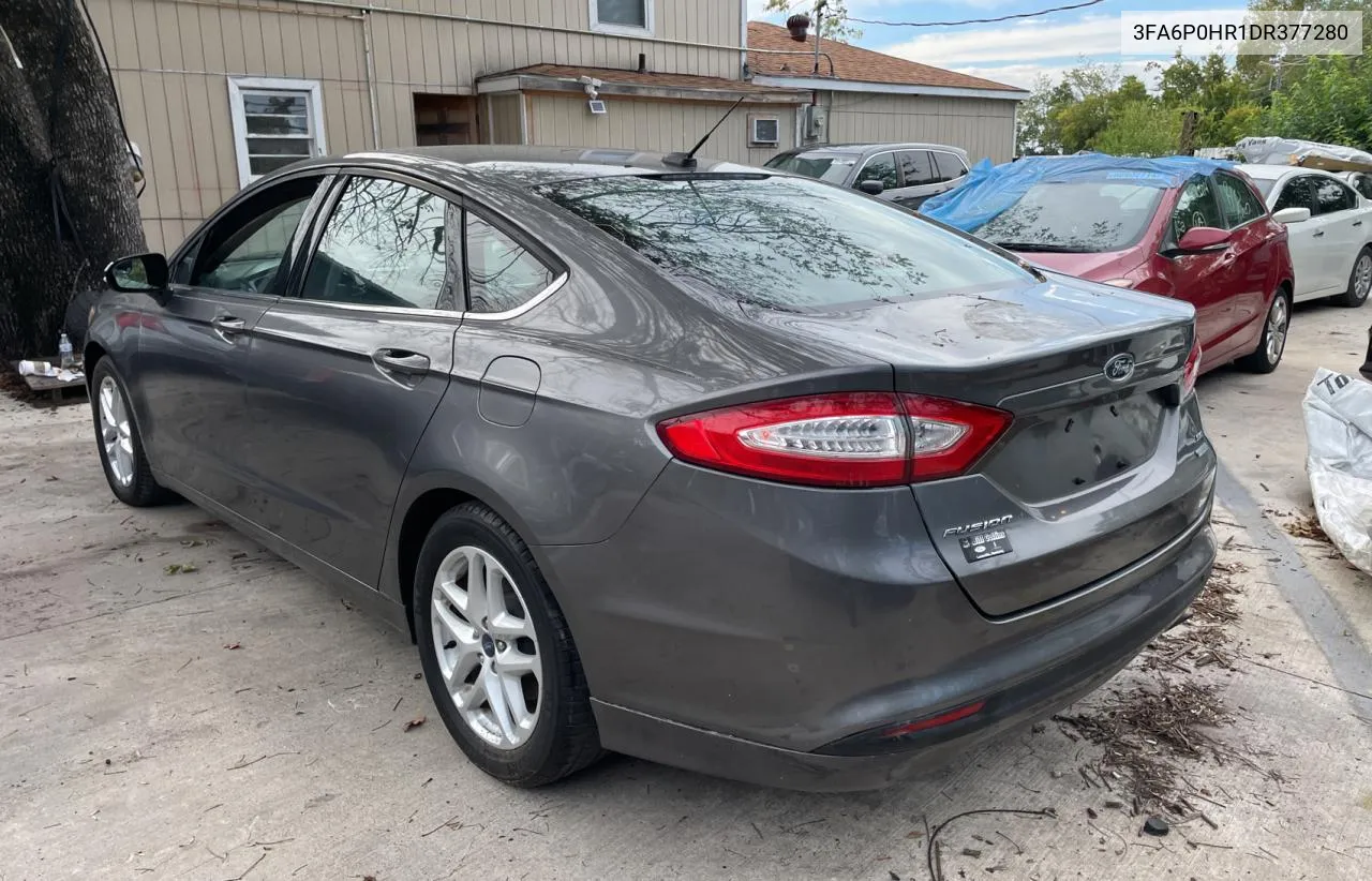 2013 Ford Fusion Se VIN: 3FA6P0HR1DR377280 Lot: 73123134