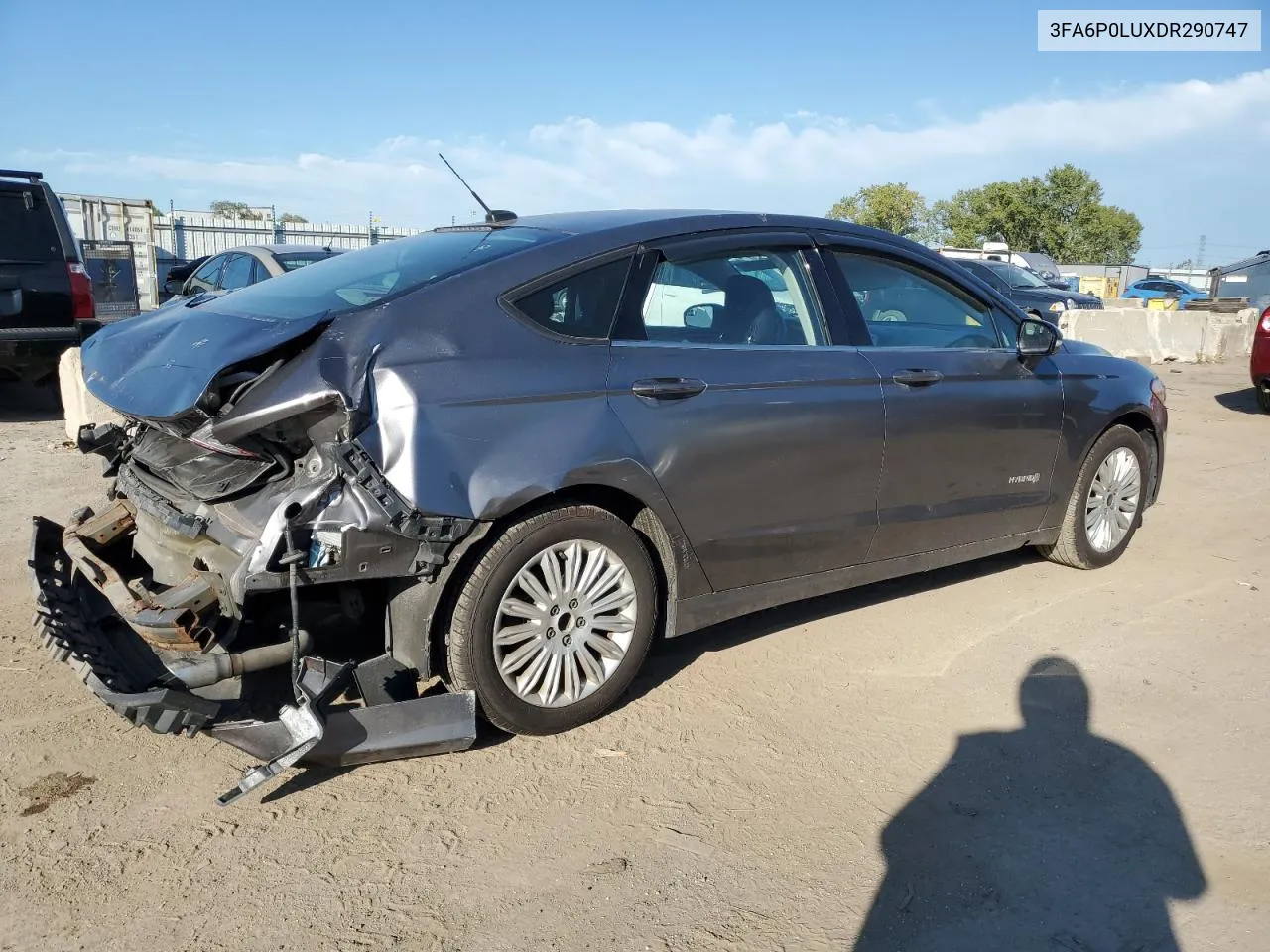 2013 Ford Fusion Se Hybrid VIN: 3FA6P0LUXDR290747 Lot: 73172194