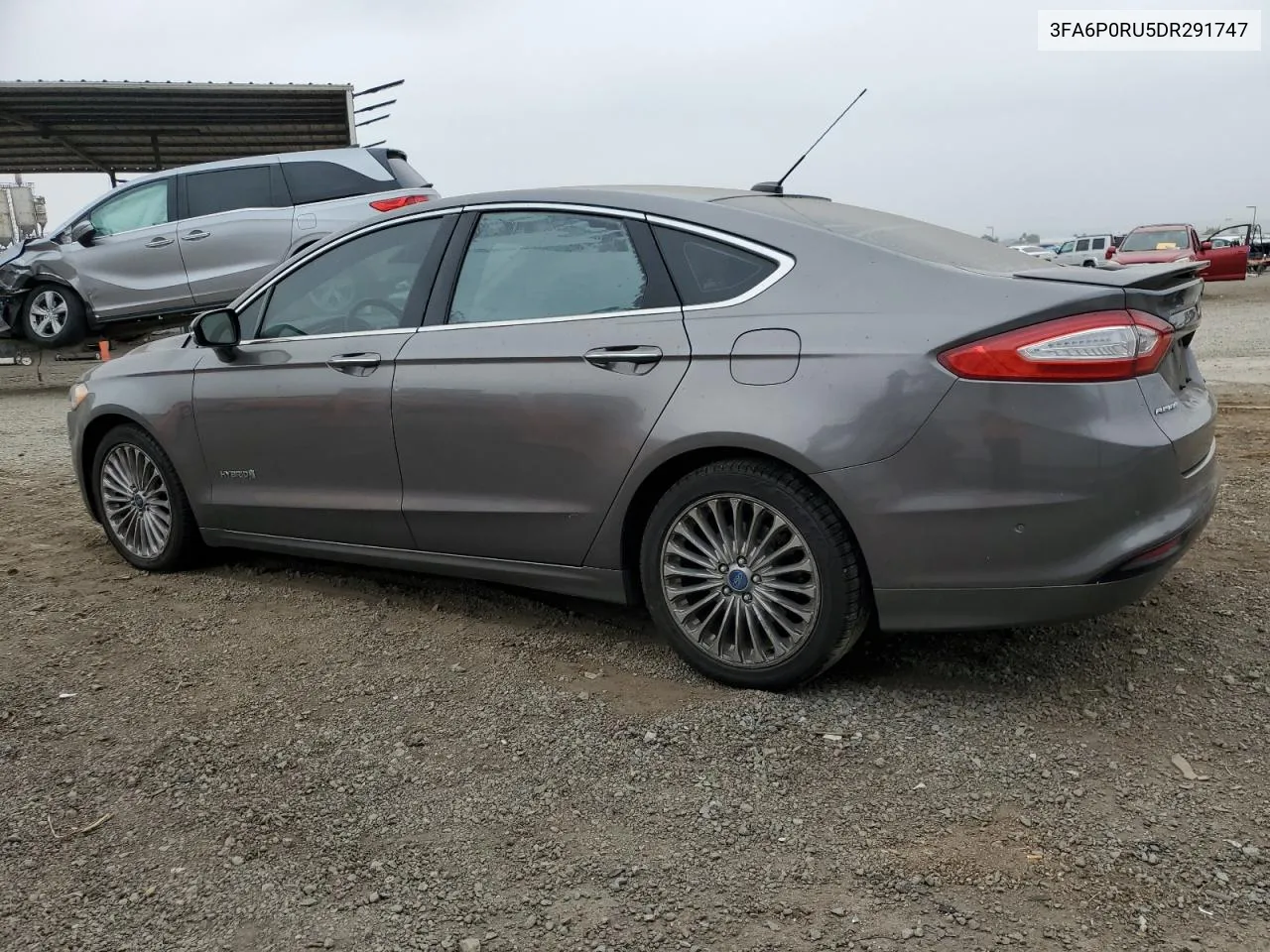 2013 Ford Fusion Titanium Hev VIN: 3FA6P0RU5DR291747 Lot: 73390064