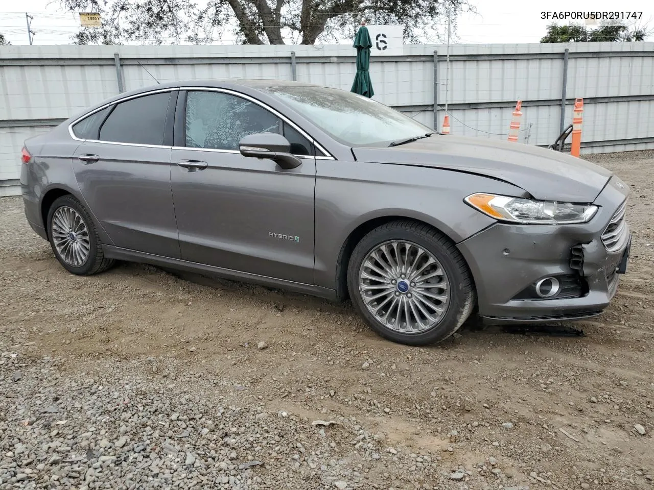 2013 Ford Fusion Titanium Hev VIN: 3FA6P0RU5DR291747 Lot: 73390064