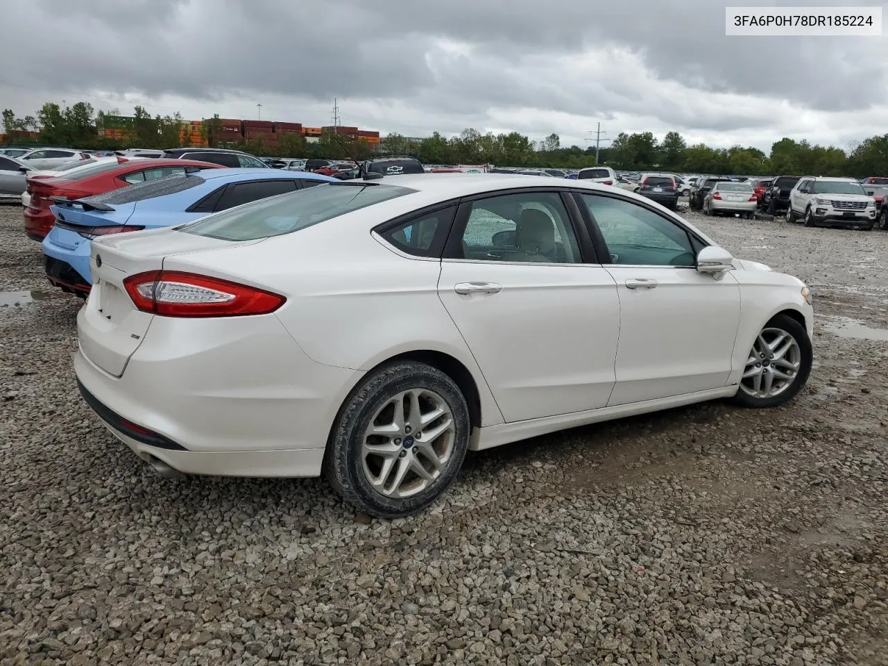 2013 Ford Fusion Se VIN: 3FA6P0H78DR185224 Lot: 73634894