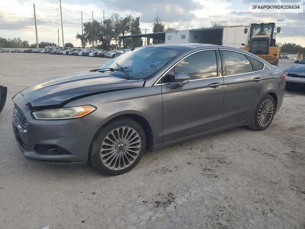 2013 Ford Fusion Titanium VIN: 3FA6P0K99DR208634 Lot: 73706744