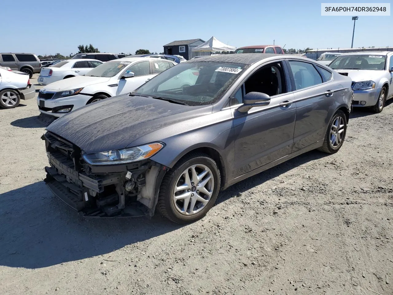 2013 Ford Fusion Se VIN: 3FA6P0H74DR362948 Lot: 73807884