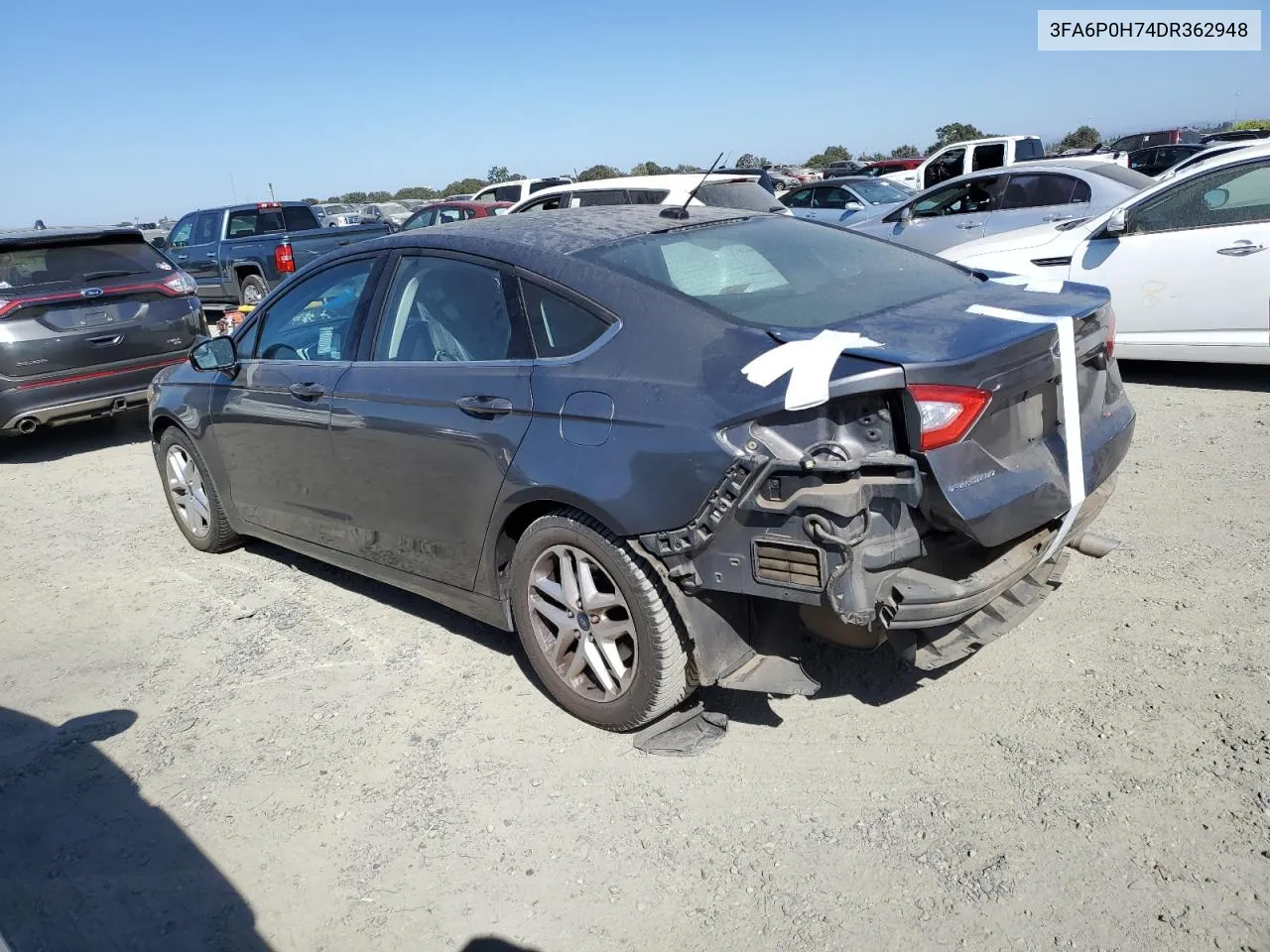 2013 Ford Fusion Se VIN: 3FA6P0H74DR362948 Lot: 73807884