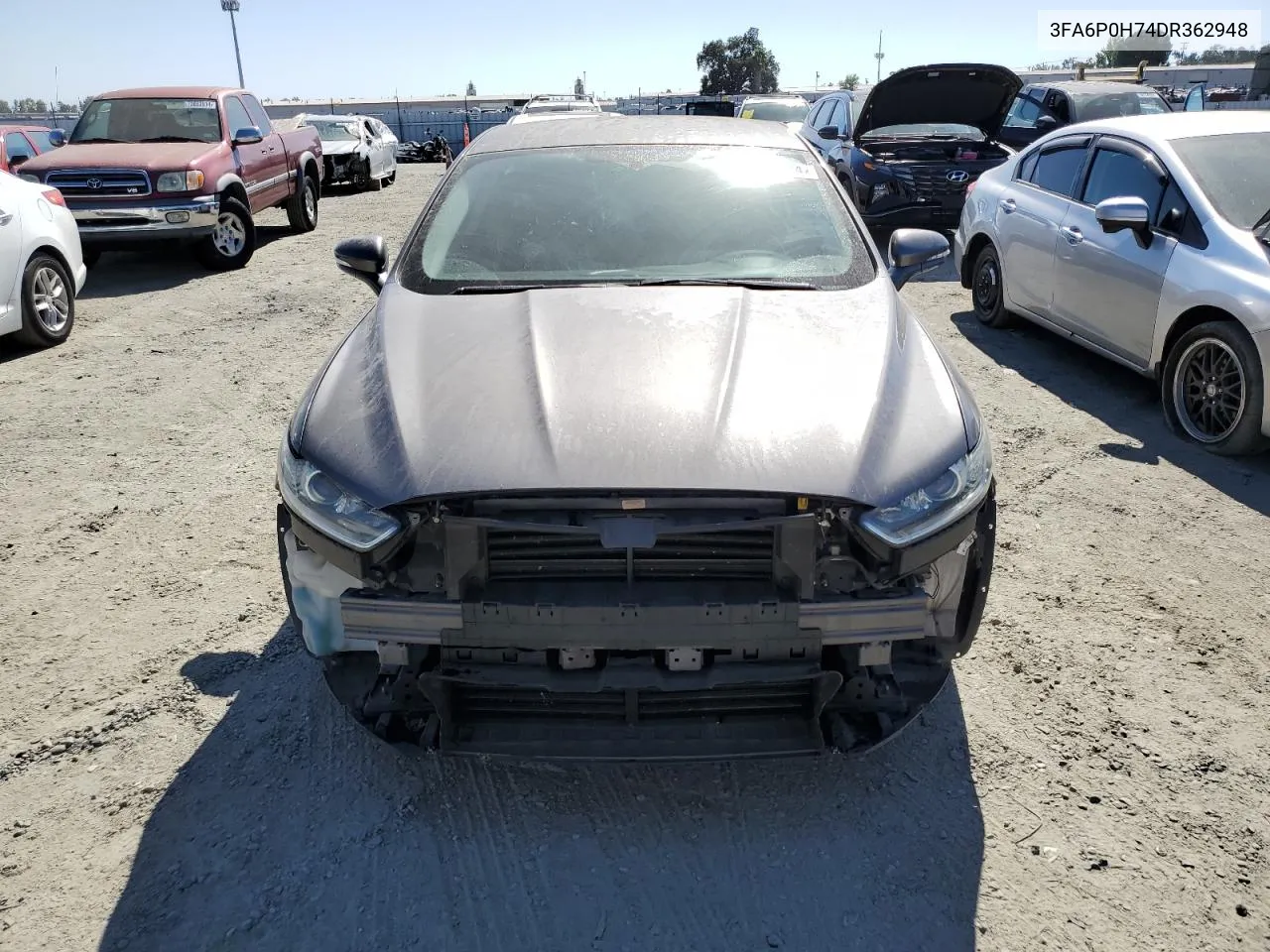 2013 Ford Fusion Se VIN: 3FA6P0H74DR362948 Lot: 73807884