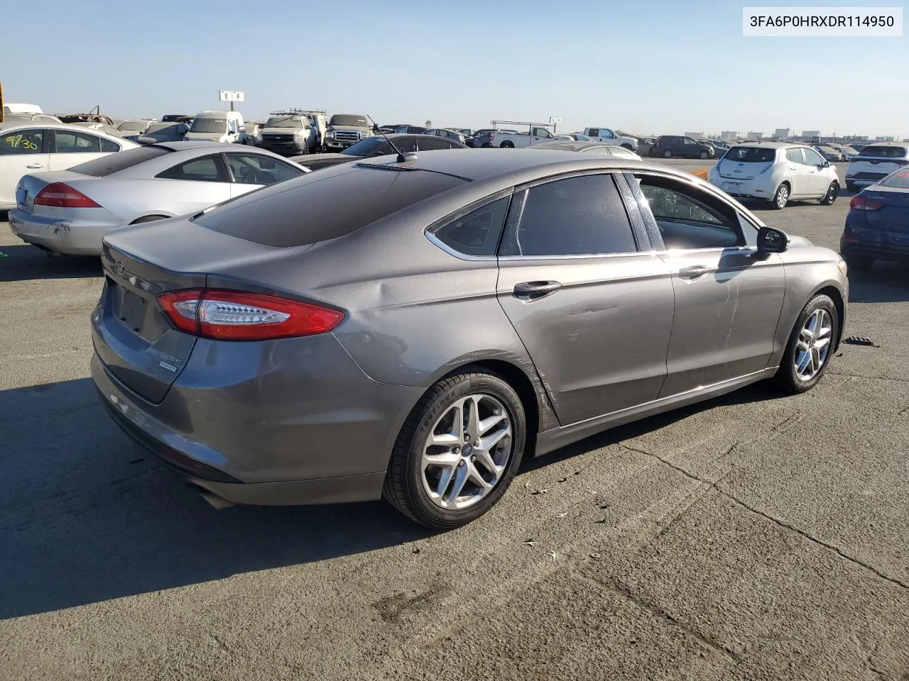 2013 Ford Fusion Se VIN: 3FA6P0HRXDR114950 Lot: 73814474