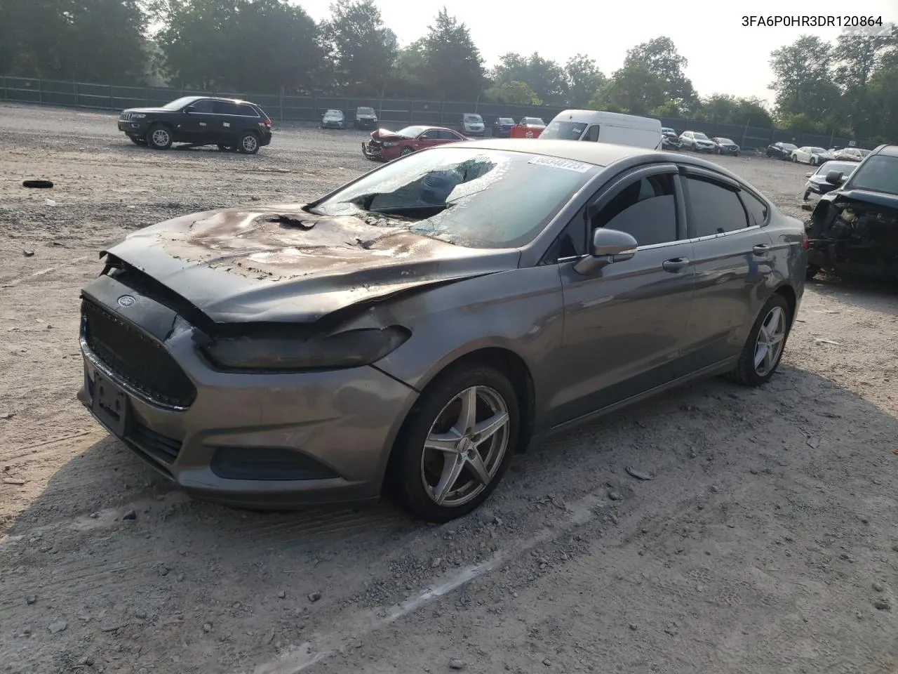 2013 Ford Fusion Se VIN: 3FA6P0HR3DR120864 Lot: 74242694