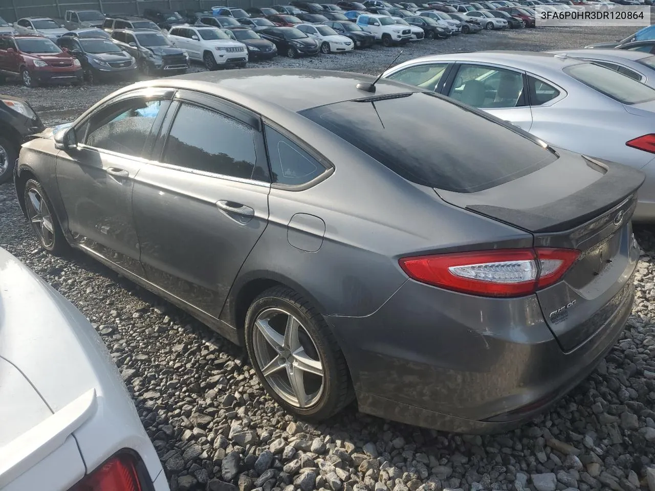 2013 Ford Fusion Se VIN: 3FA6P0HR3DR120864 Lot: 74242694