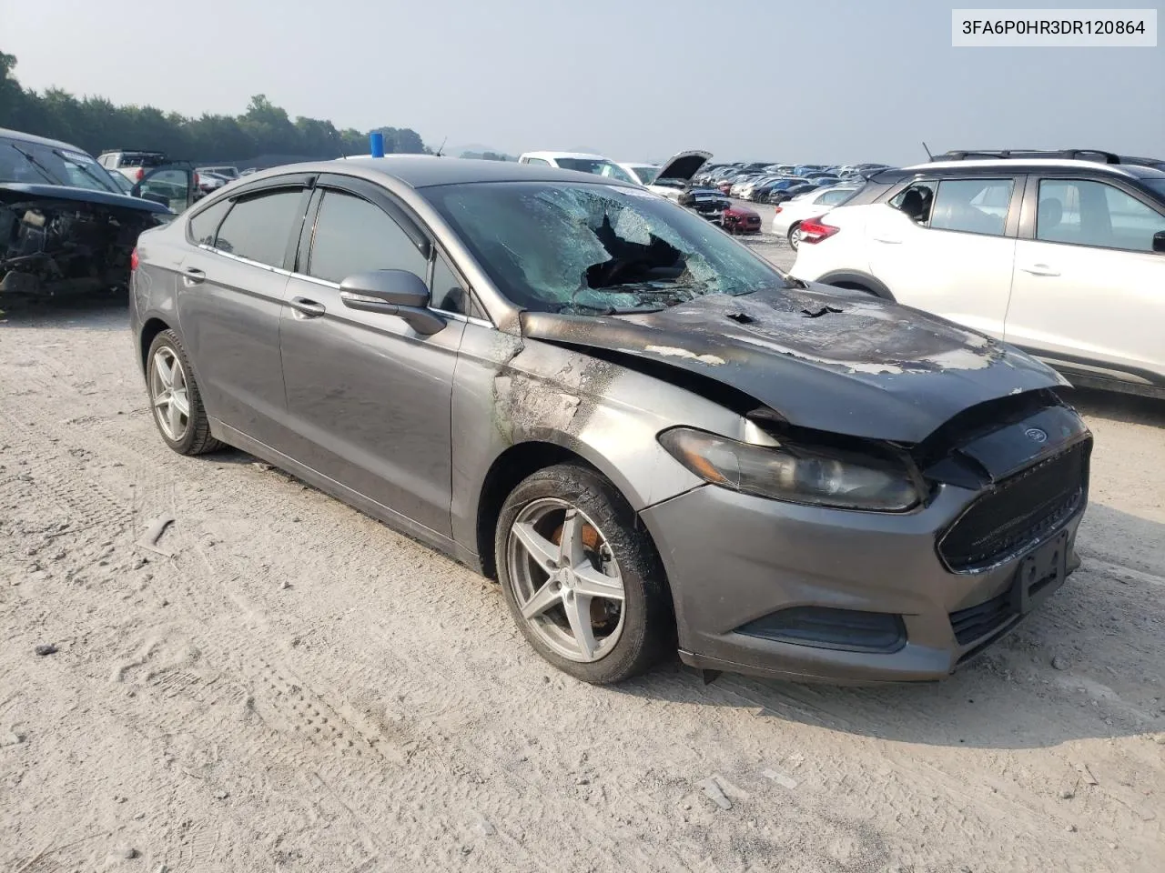 2013 Ford Fusion Se VIN: 3FA6P0HR3DR120864 Lot: 74242694