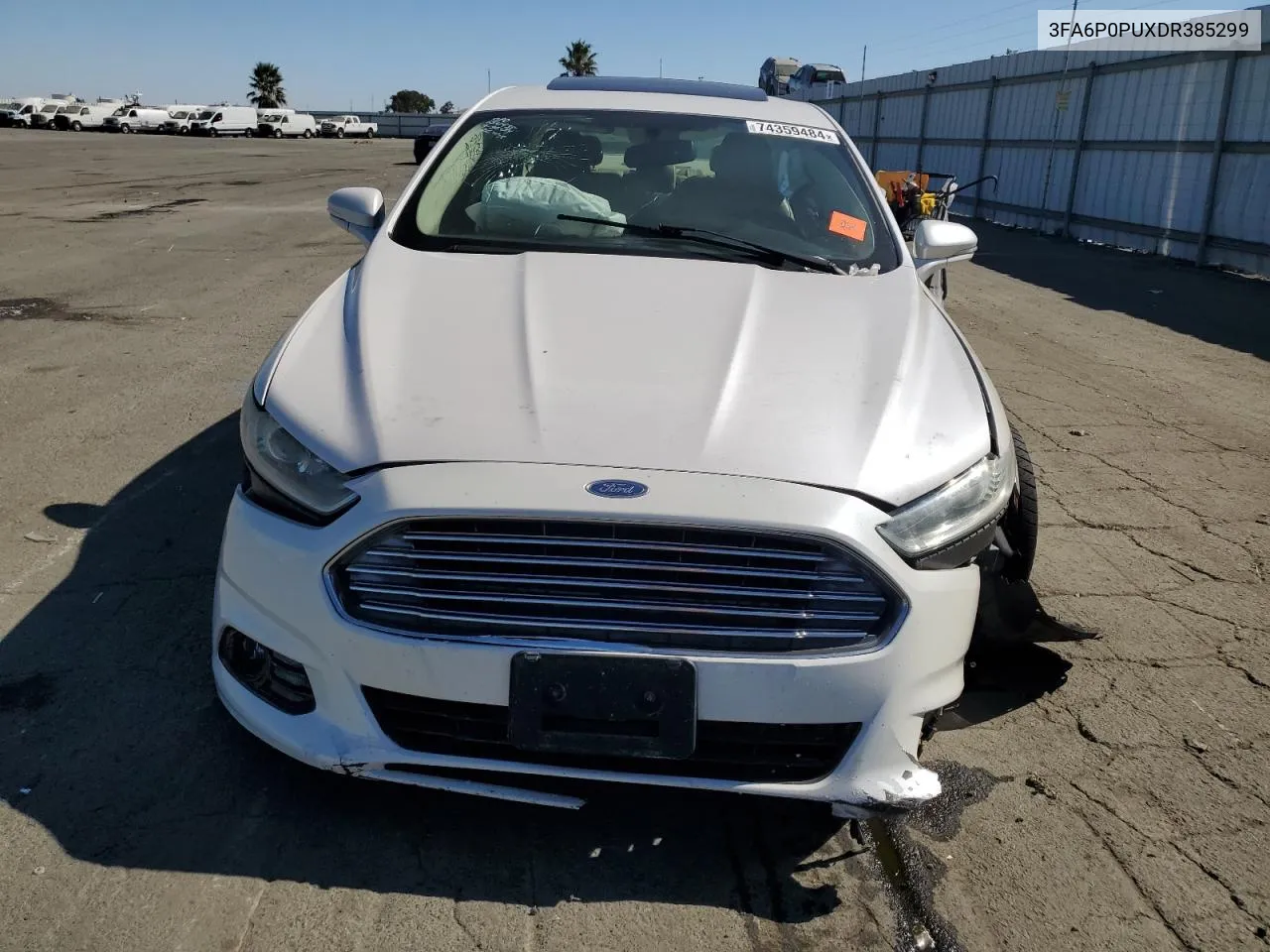 2013 Ford Fusion Se Phev VIN: 3FA6P0PUXDR385299 Lot: 74359484