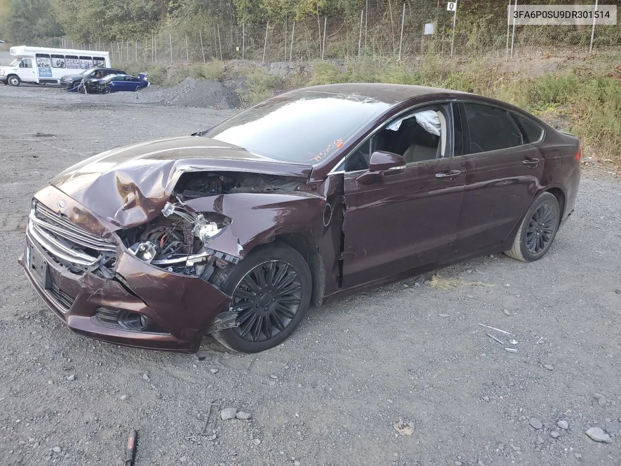 2013 Ford Fusion Titanium Phev VIN: 3FA6P0SU9DR301514 Lot: 74530564