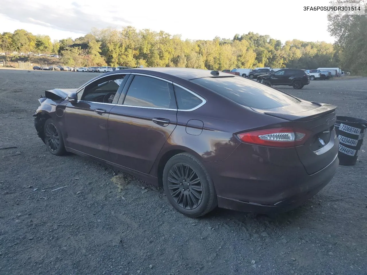 2013 Ford Fusion Titanium Phev VIN: 3FA6P0SU9DR301514 Lot: 74530564