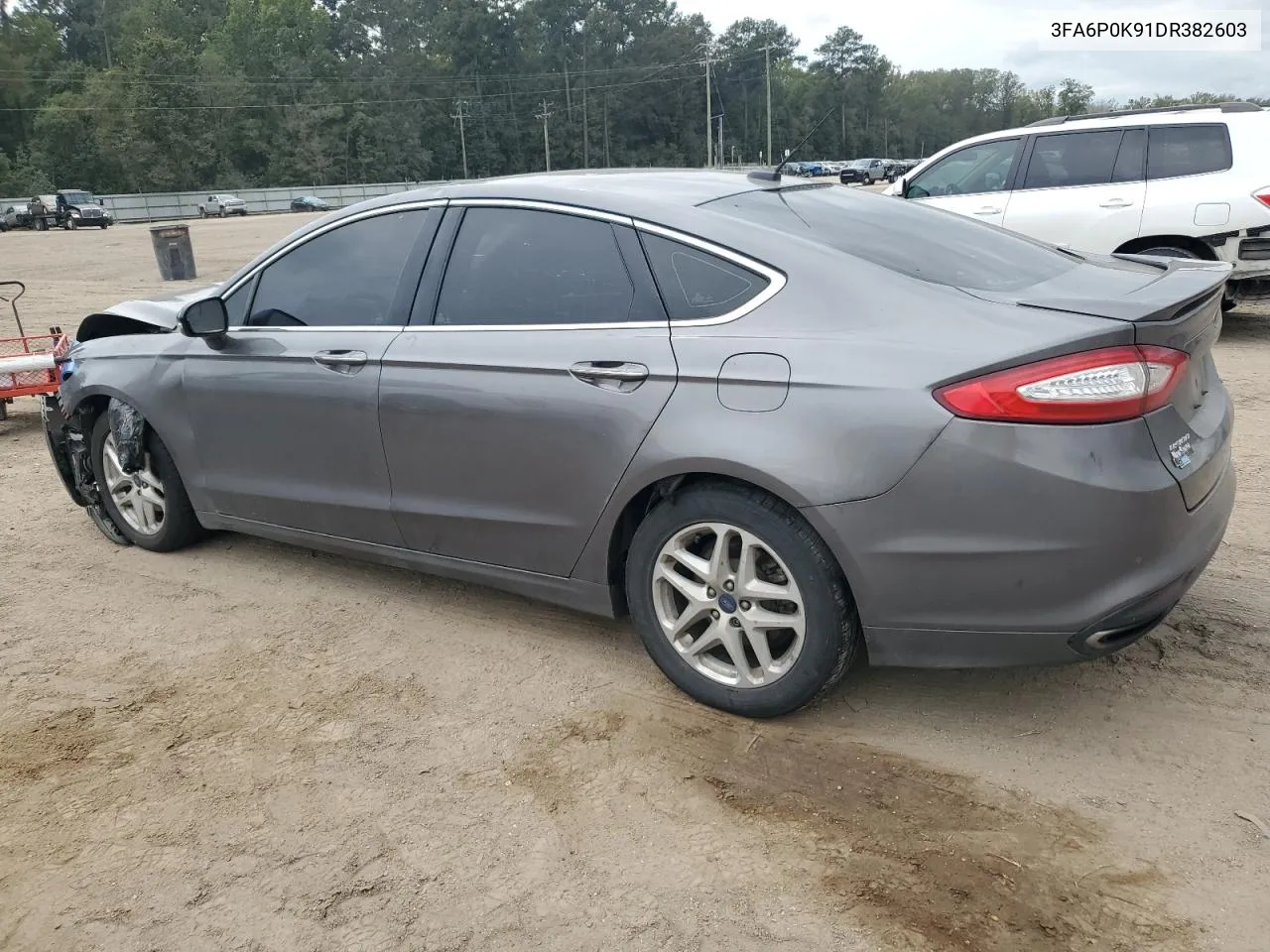 2013 Ford Fusion Titanium VIN: 3FA6P0K91DR382603 Lot: 74738134