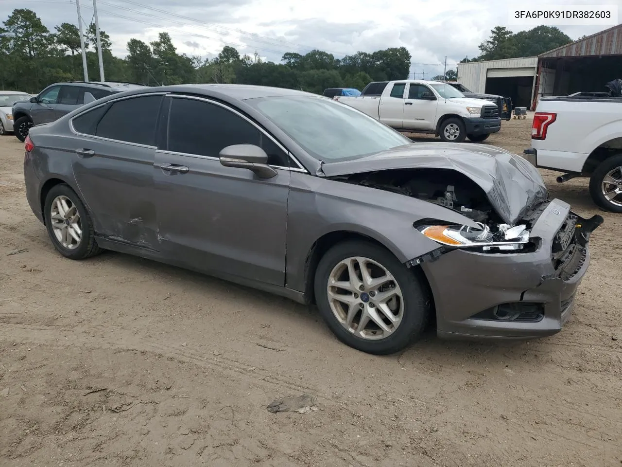 2013 Ford Fusion Titanium VIN: 3FA6P0K91DR382603 Lot: 74738134