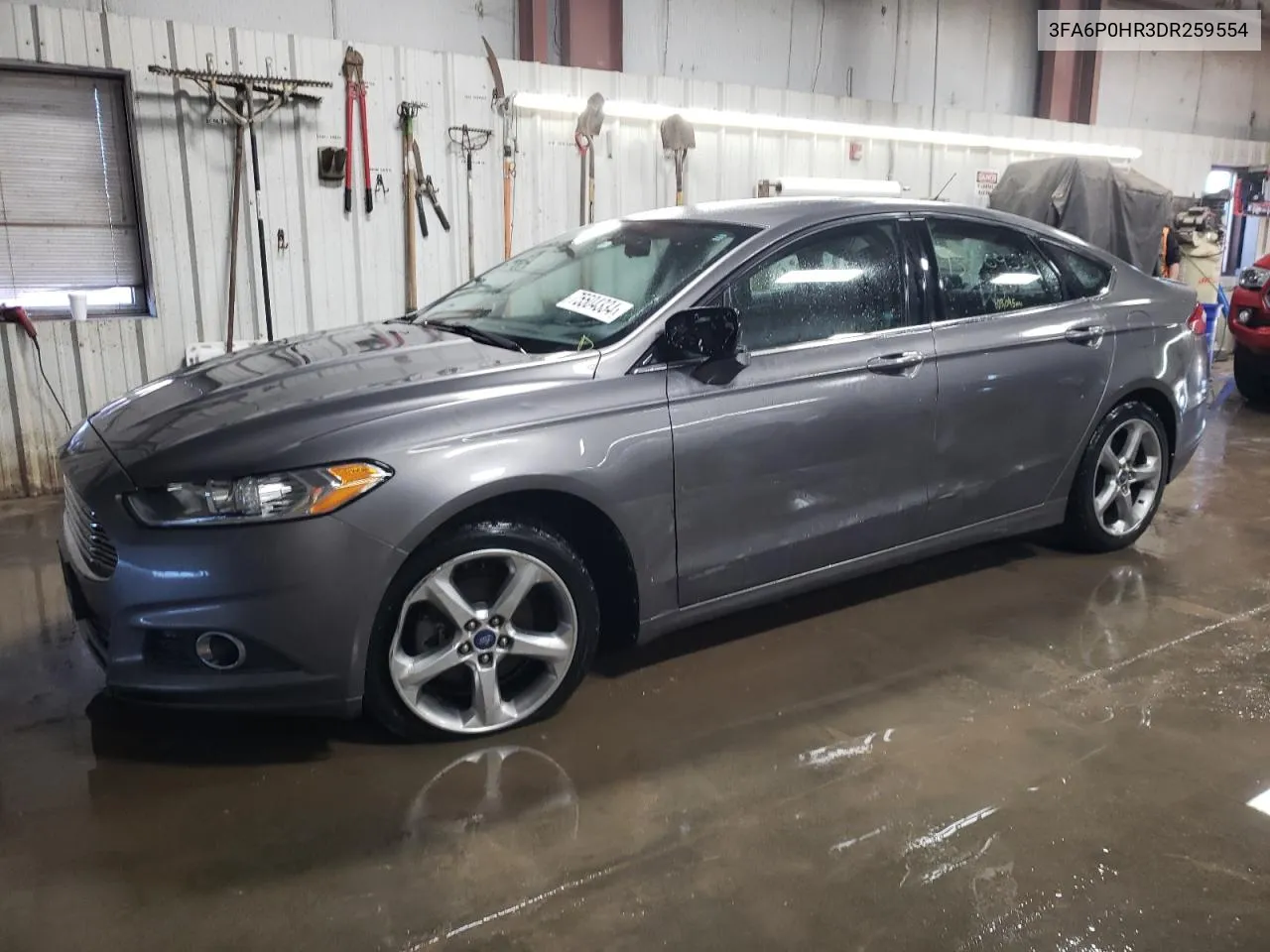 2013 Ford Fusion Se VIN: 3FA6P0HR3DR259554 Lot: 75504334