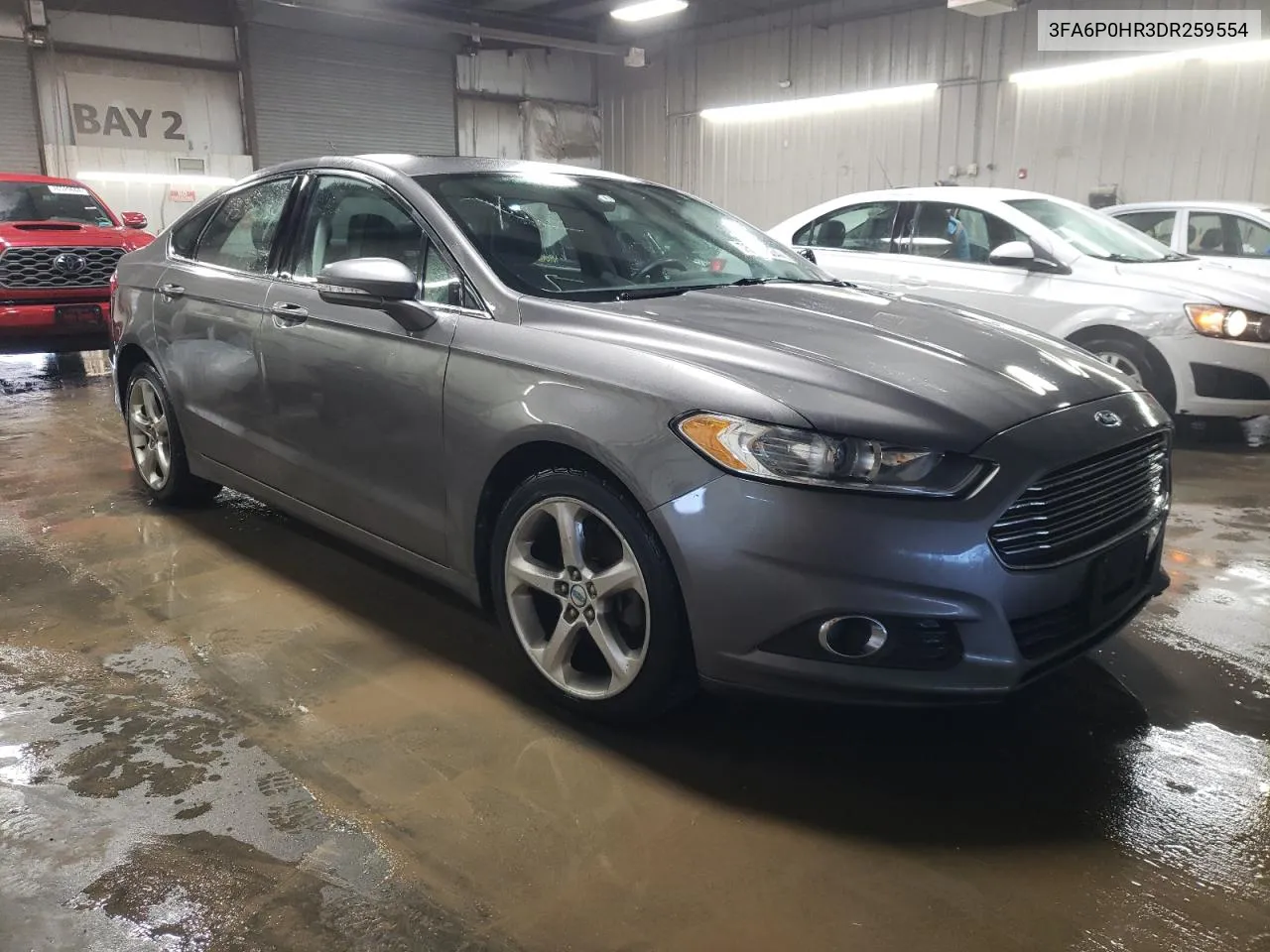 2013 Ford Fusion Se VIN: 3FA6P0HR3DR259554 Lot: 75504334