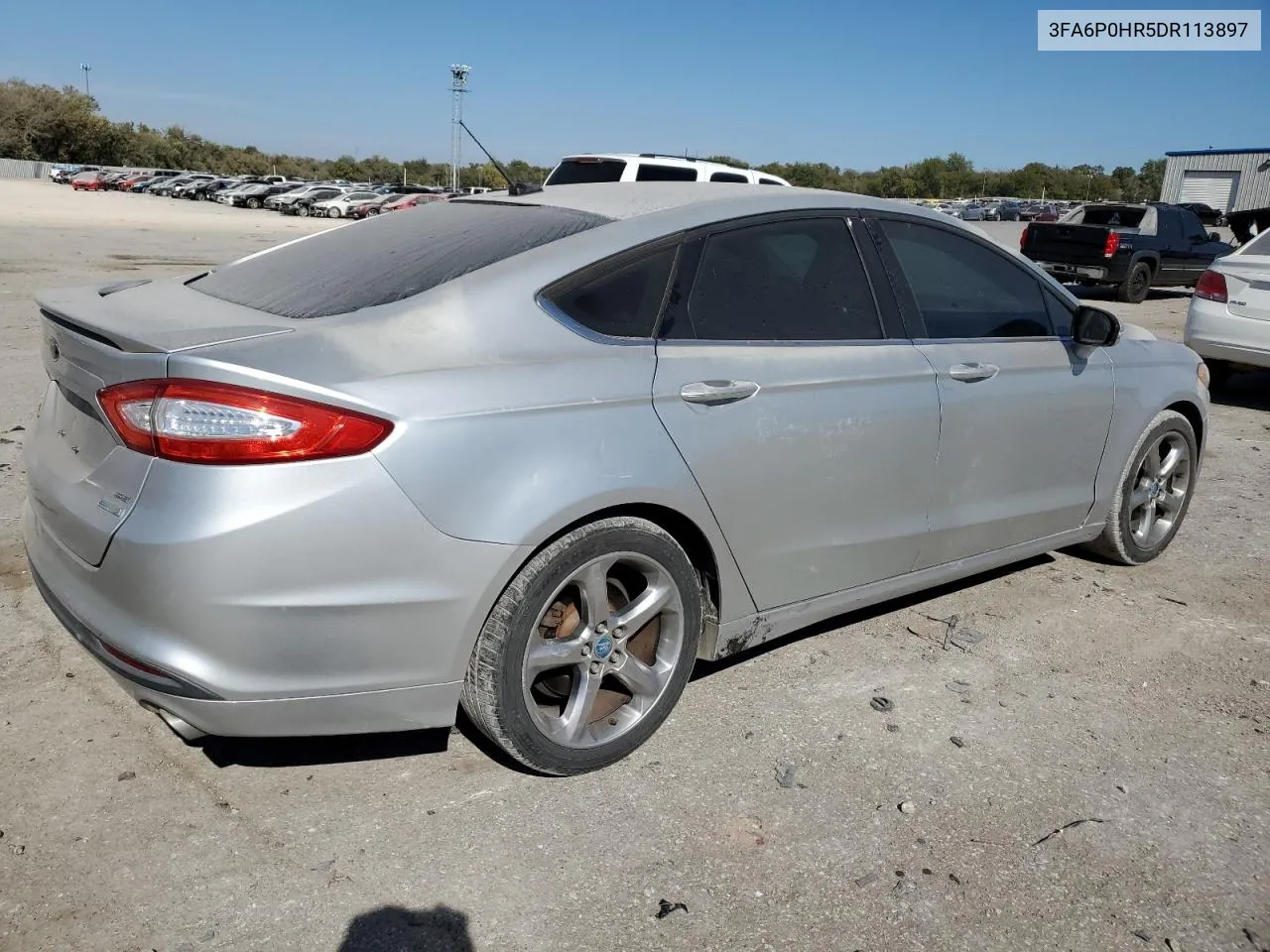 2013 Ford Fusion Se VIN: 3FA6P0HR5DR113897 Lot: 75942624