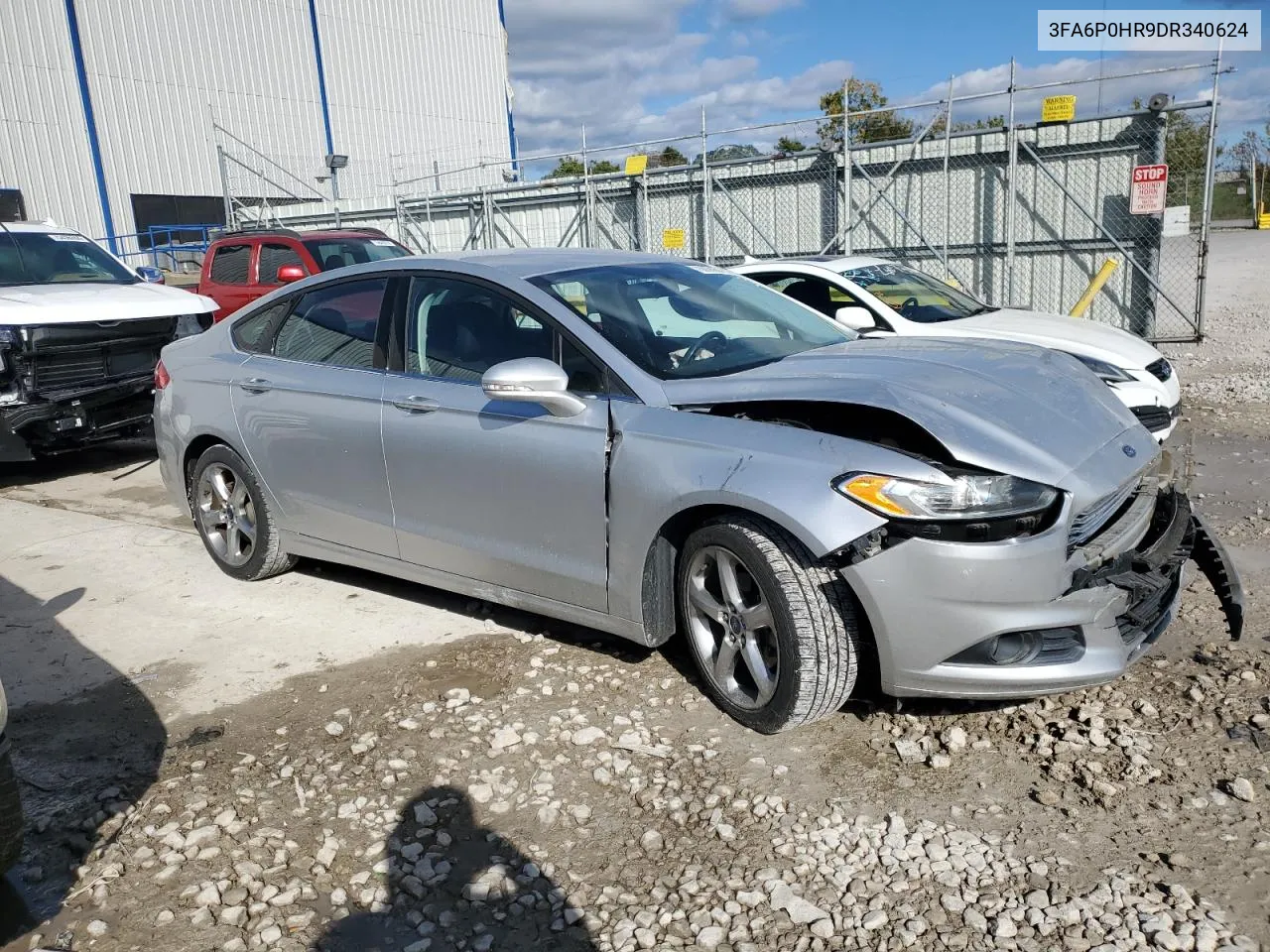 2013 Ford Fusion Se VIN: 3FA6P0HR9DR340624 Lot: 76008964