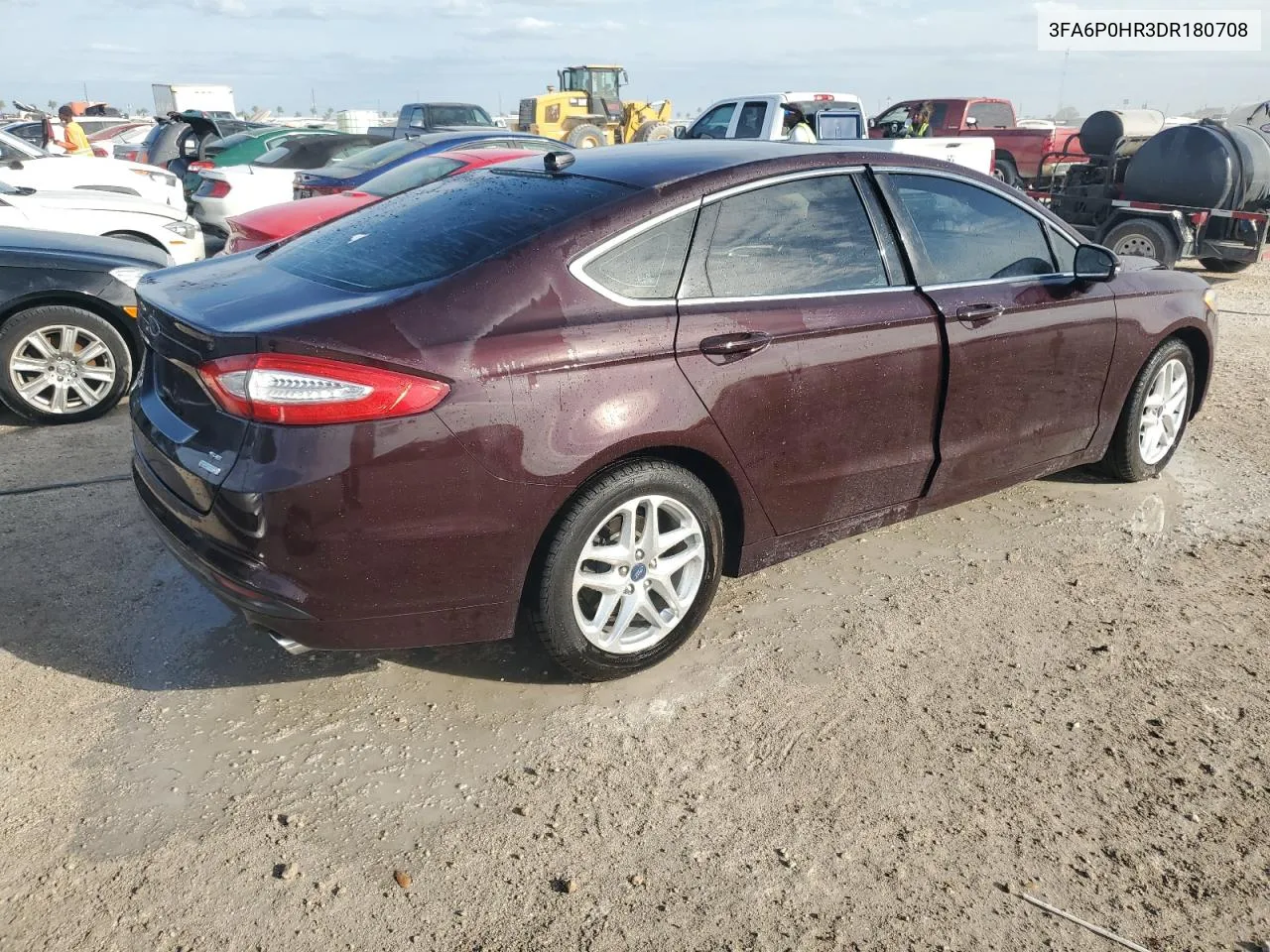 2013 Ford Fusion Se VIN: 3FA6P0HR3DR180708 Lot: 76090254