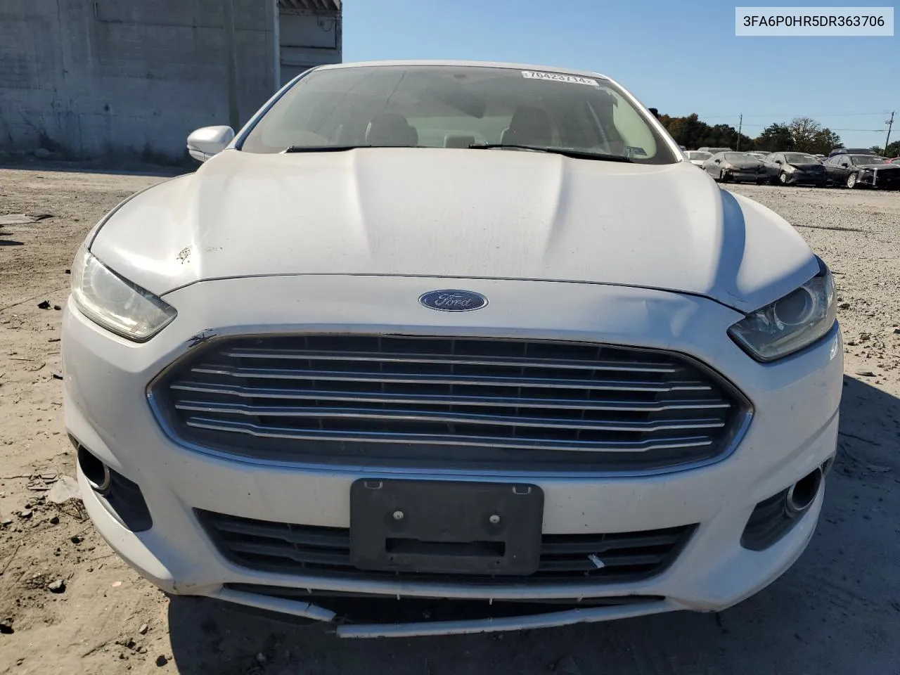 2013 Ford Fusion Se VIN: 3FA6P0HR5DR363706 Lot: 76423714