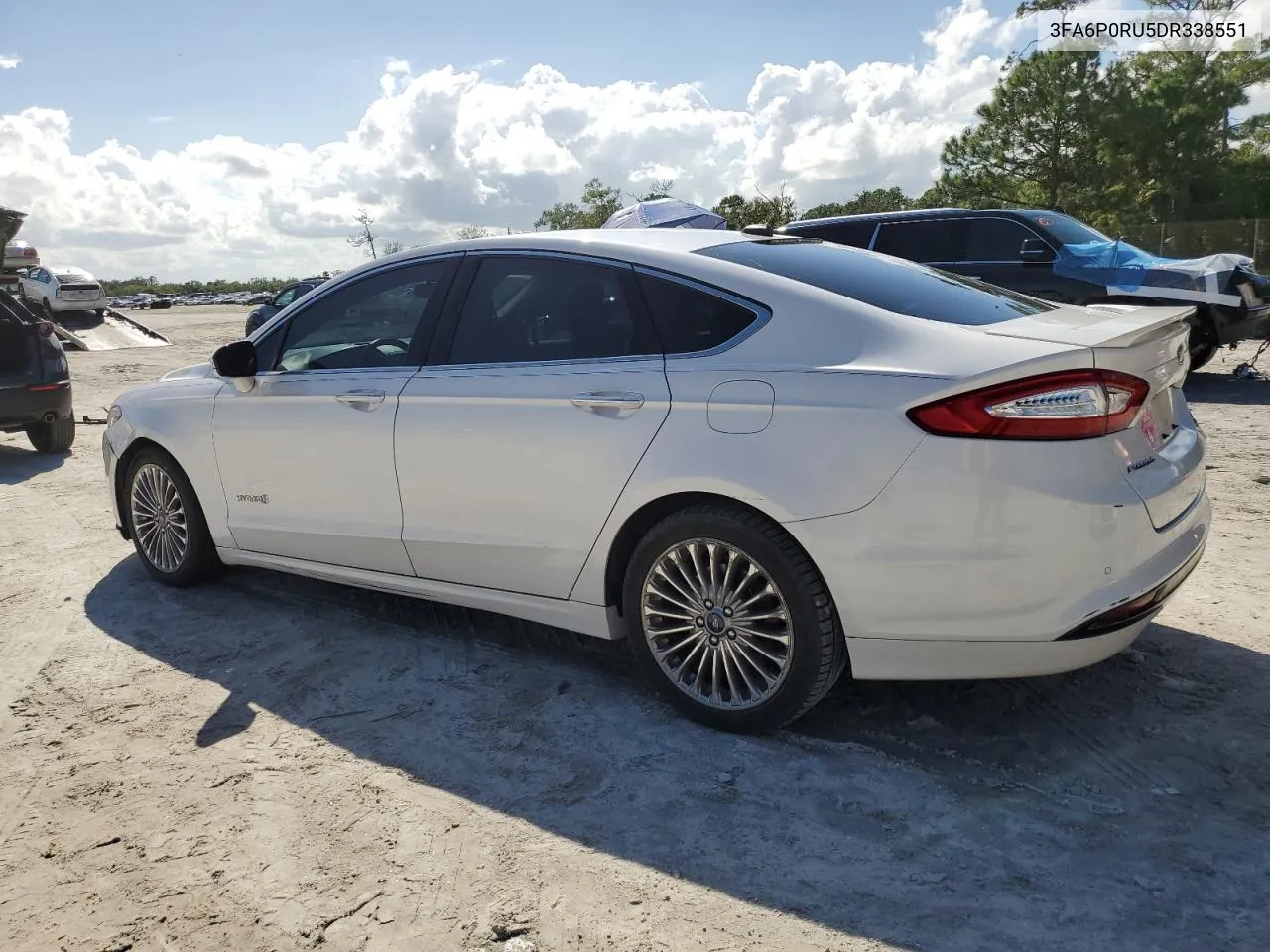 2013 Ford Fusion Titanium Hev VIN: 3FA6P0RU5DR338551 Lot: 77391494