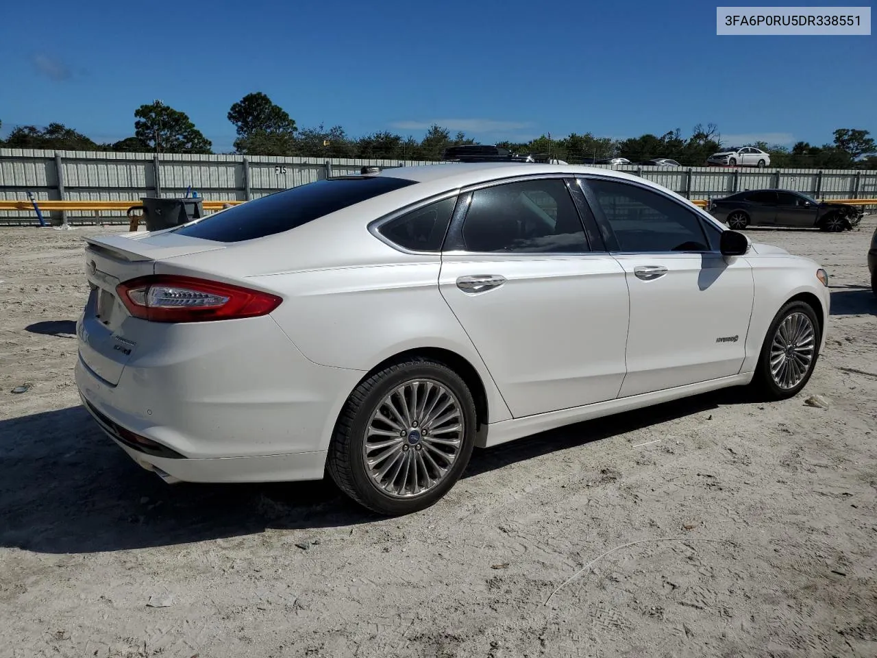 2013 Ford Fusion Titanium Hev VIN: 3FA6P0RU5DR338551 Lot: 77391494