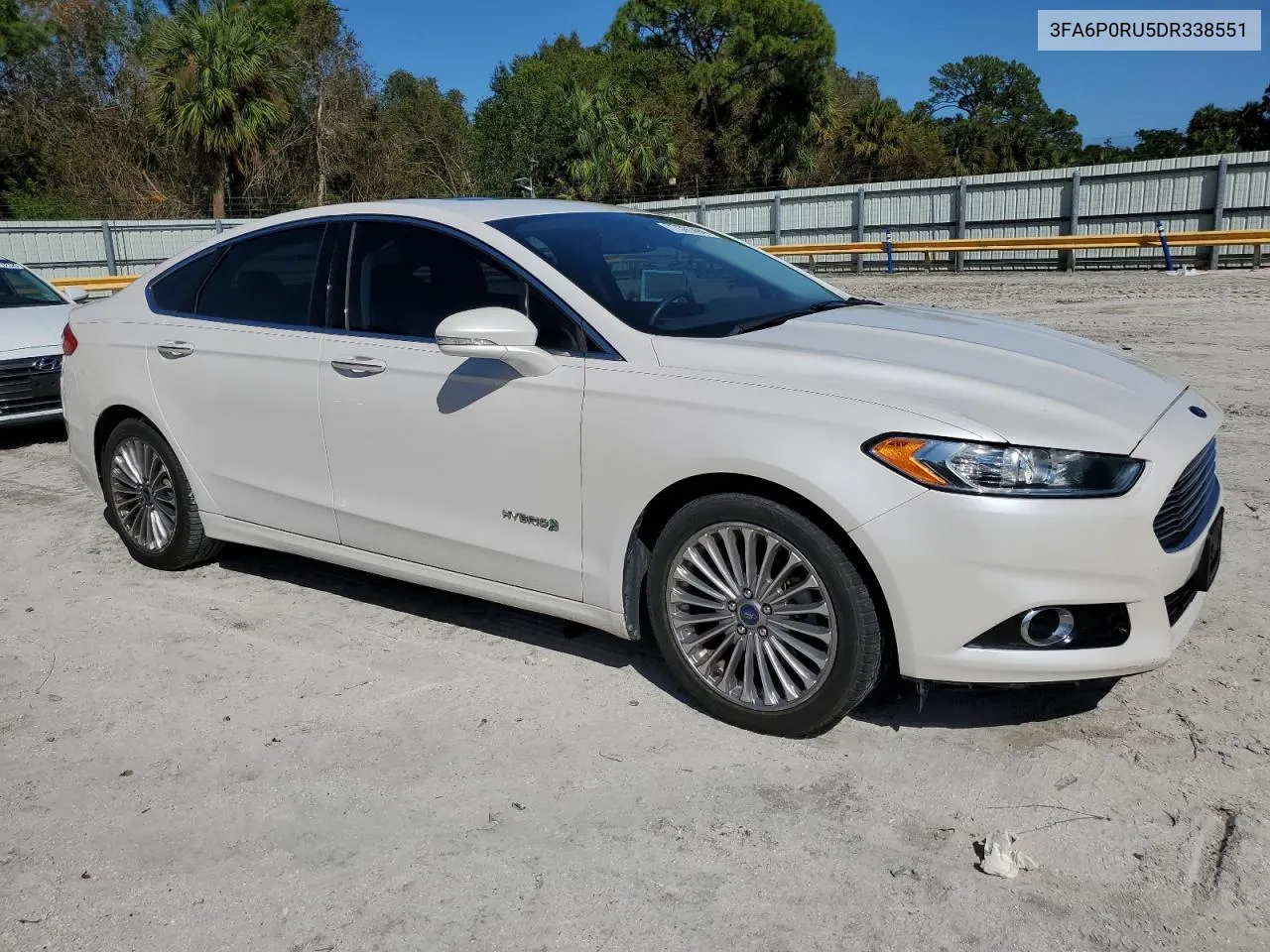 2013 Ford Fusion Titanium Hev VIN: 3FA6P0RU5DR338551 Lot: 77391494