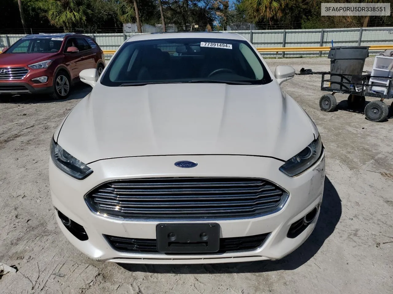 2013 Ford Fusion Titanium Hev VIN: 3FA6P0RU5DR338551 Lot: 77391494