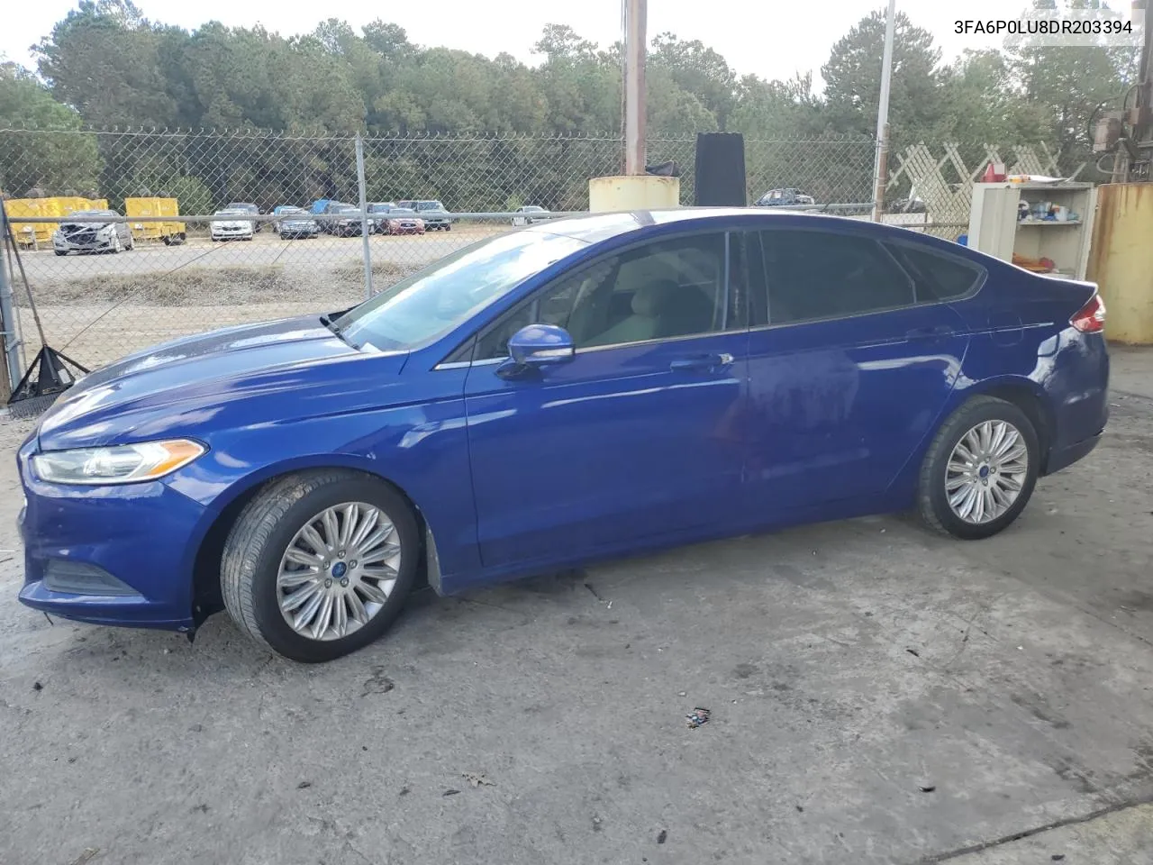 2013 Ford Fusion Se Hybrid VIN: 3FA6P0LU8DR203394 Lot: 77550244