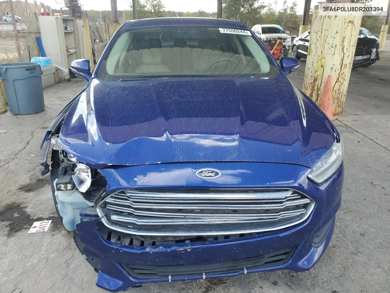 2013 Ford Fusion Se Hybrid VIN: 3FA6P0LU8DR203394 Lot: 77550244