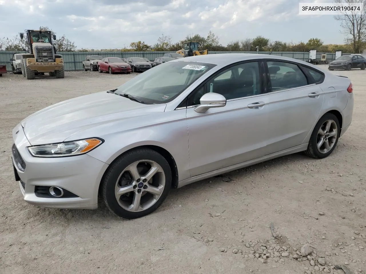 2013 Ford Fusion Se VIN: 3FA6P0HRXDR190474 Lot: 77708084