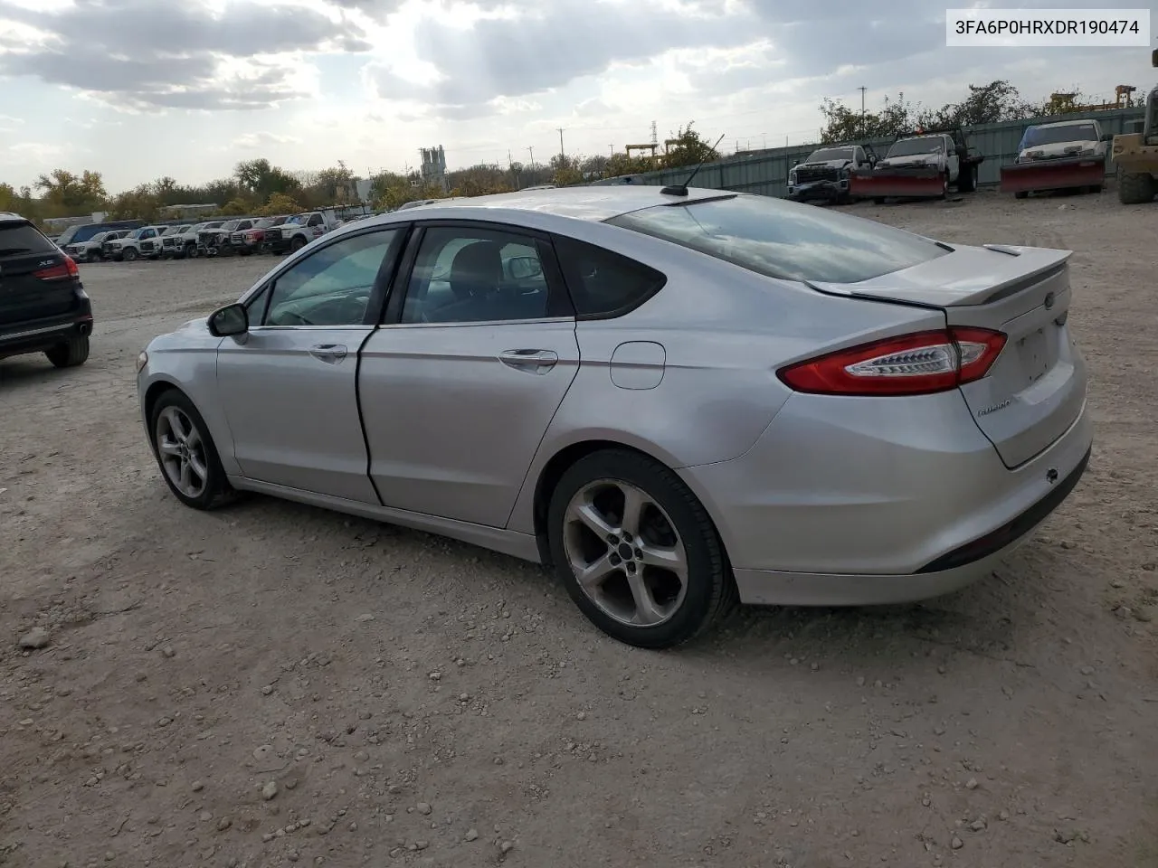 2013 Ford Fusion Se VIN: 3FA6P0HRXDR190474 Lot: 77708084