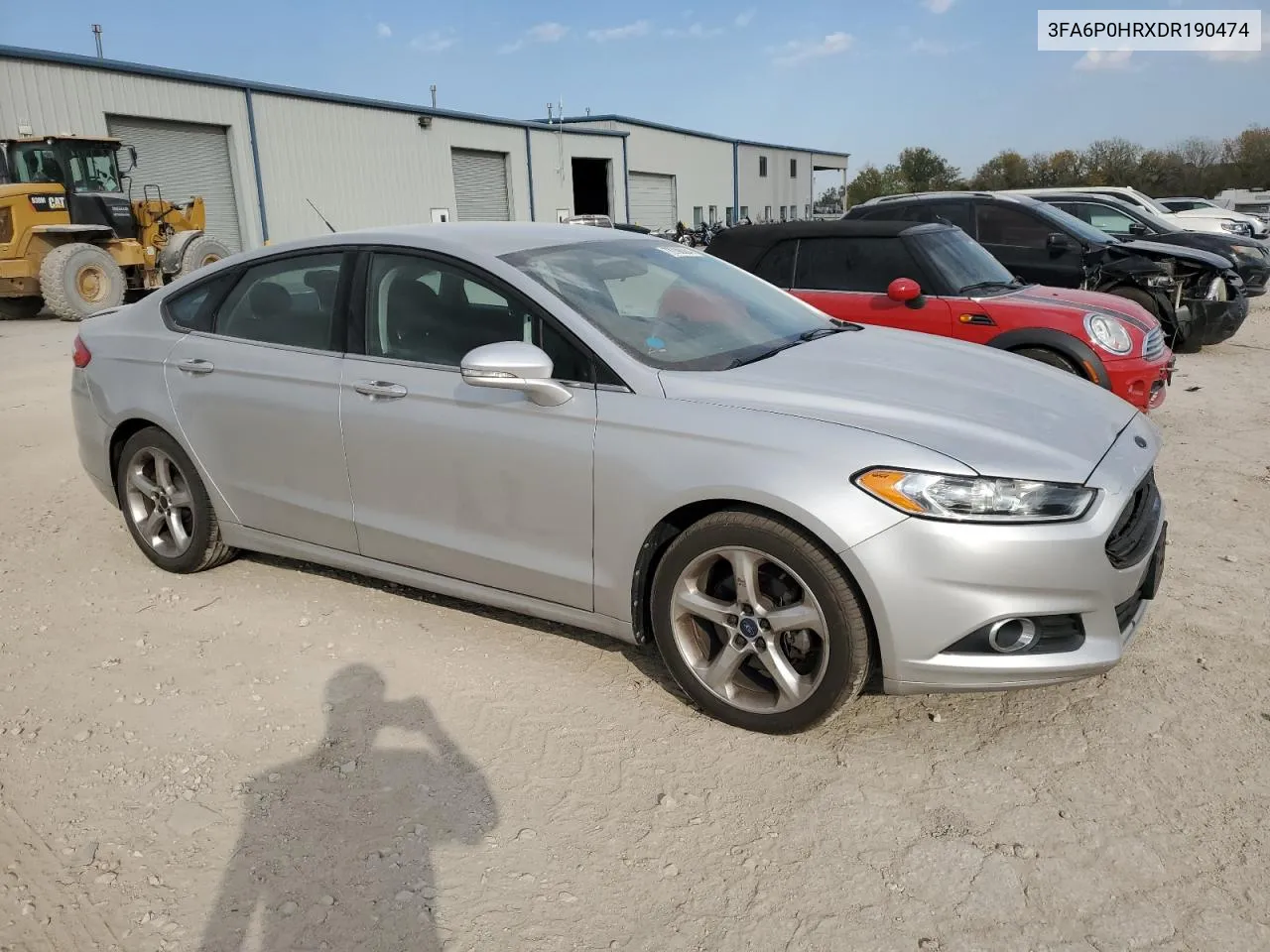 2013 Ford Fusion Se VIN: 3FA6P0HRXDR190474 Lot: 77708084