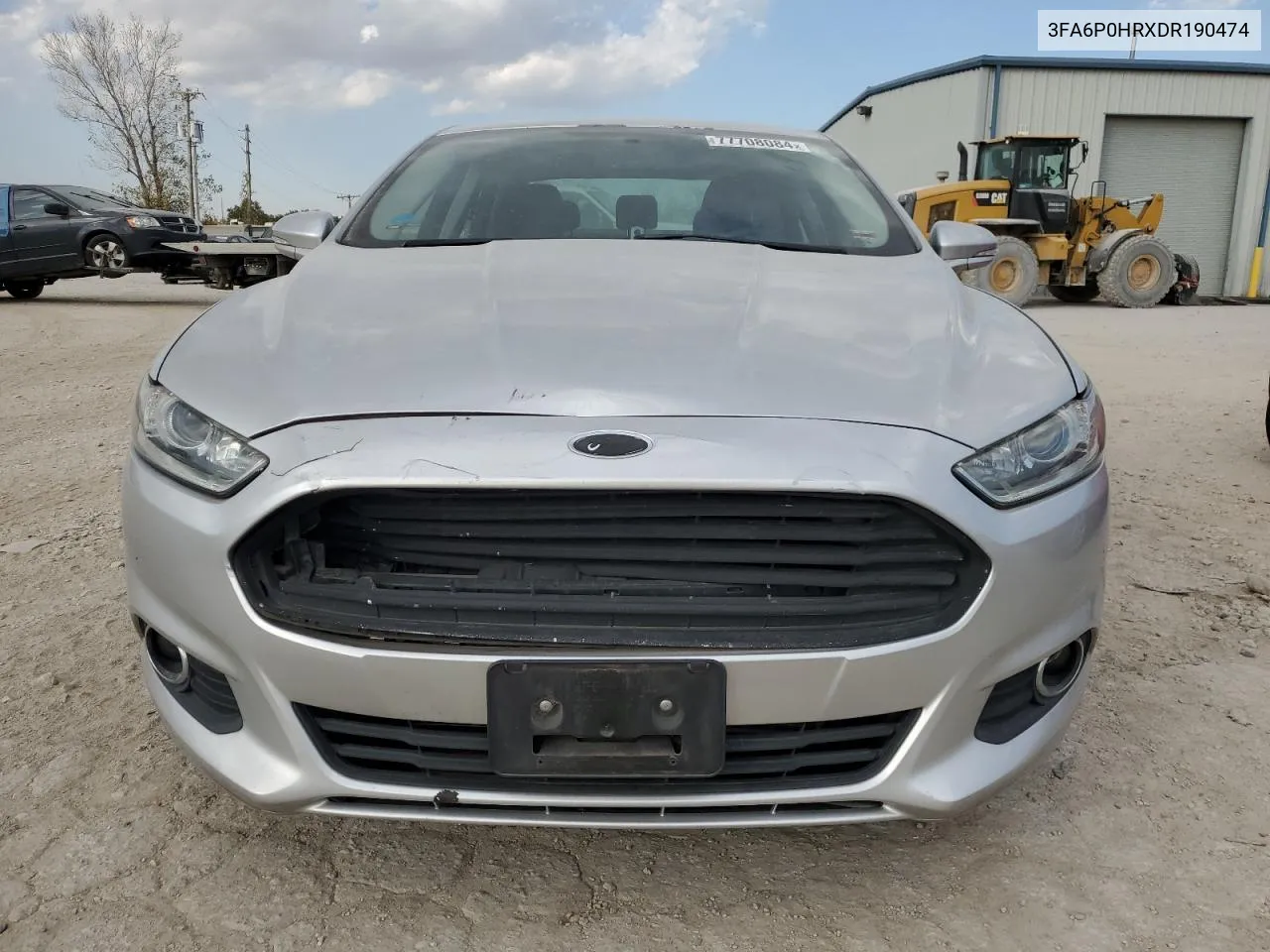 2013 Ford Fusion Se VIN: 3FA6P0HRXDR190474 Lot: 77708084