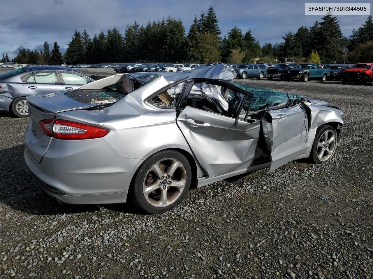 2013 Ford Fusion Se VIN: 3FA6P0H73DR344506 Lot: 78042944