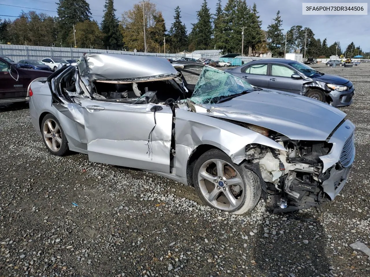 2013 Ford Fusion Se VIN: 3FA6P0H73DR344506 Lot: 78042944