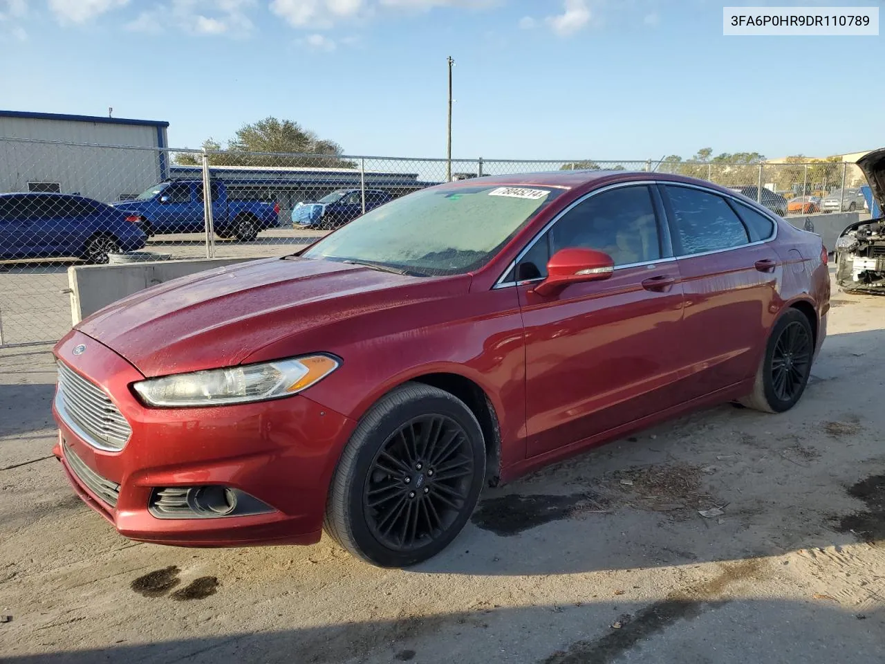 2013 Ford Fusion Se VIN: 3FA6P0HR9DR110789 Lot: 78045214