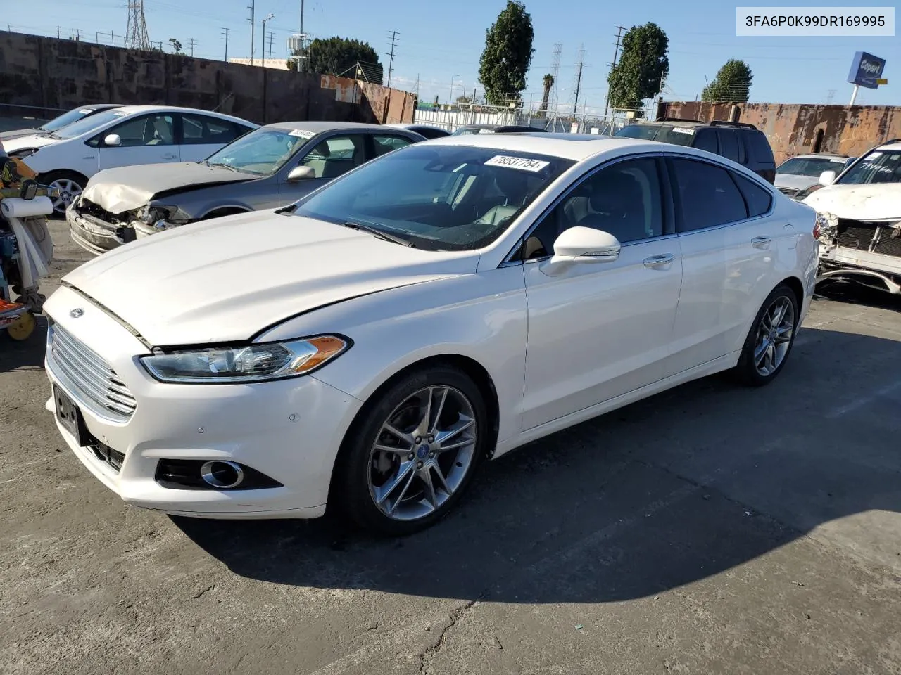 2013 Ford Fusion Titanium VIN: 3FA6P0K99DR169995 Lot: 78537754