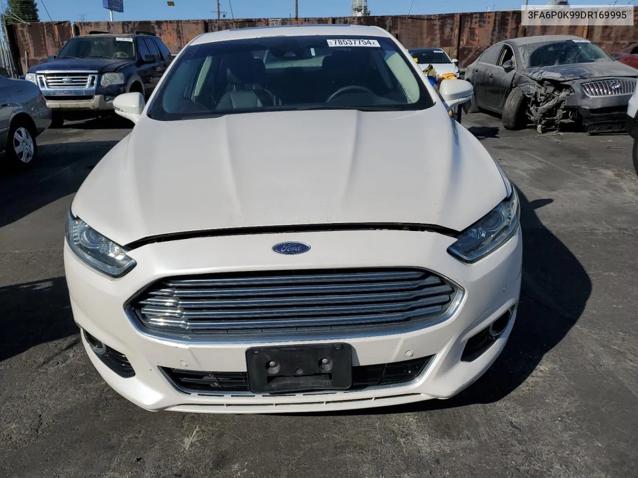 2013 Ford Fusion Titanium VIN: 3FA6P0K99DR169995 Lot: 78537754