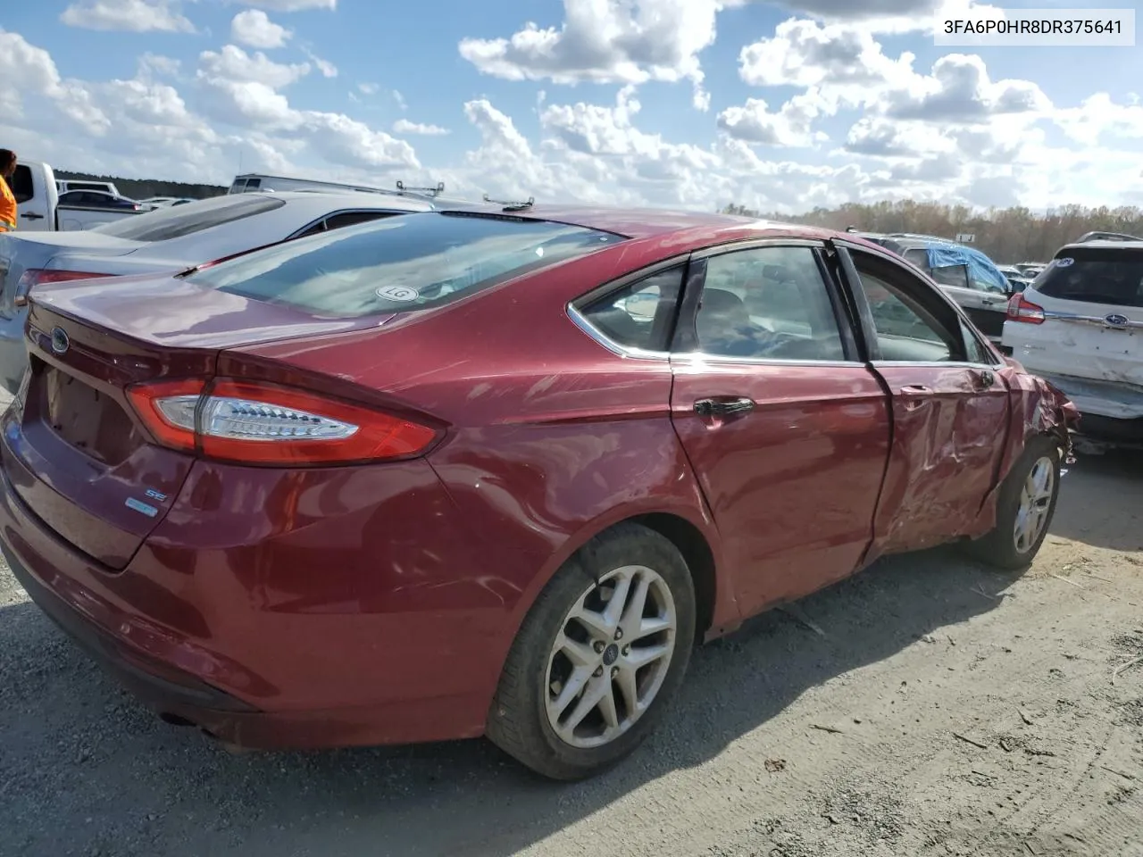 2013 Ford Fusion Se VIN: 3FA6P0HR8DR375641 Lot: 78645704