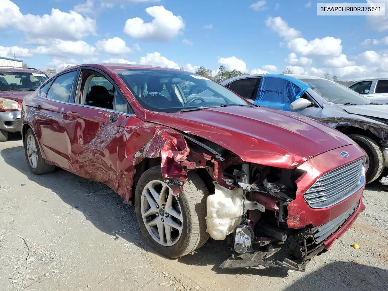 2013 Ford Fusion Se VIN: 3FA6P0HR8DR375641 Lot: 78645704