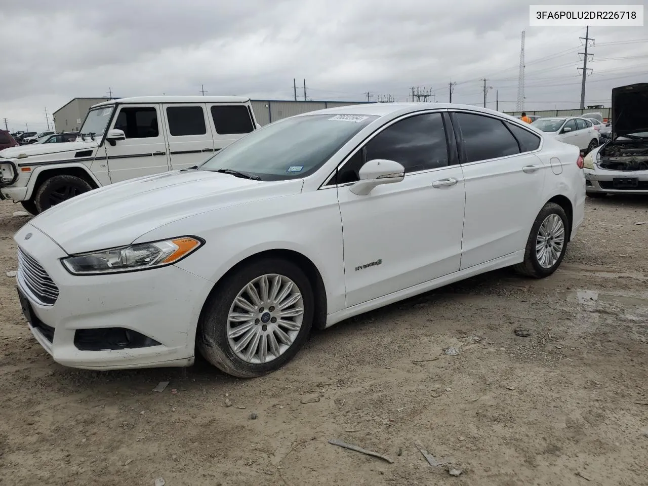 2013 Ford Fusion Se Hybrid VIN: 3FA6P0LU2DR226718 Lot: 78832564