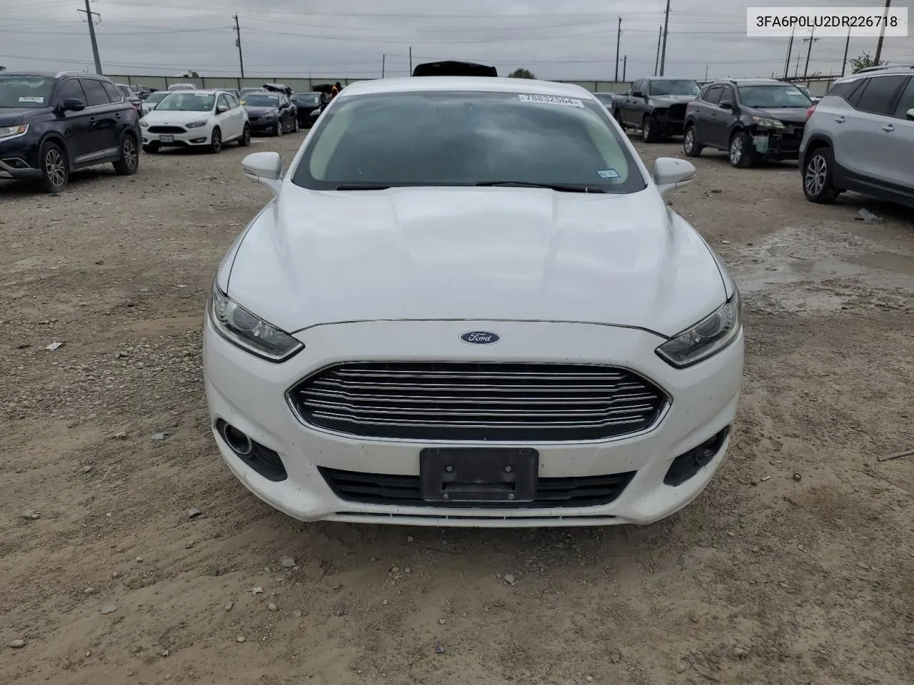 2013 Ford Fusion Se Hybrid VIN: 3FA6P0LU2DR226718 Lot: 78832564