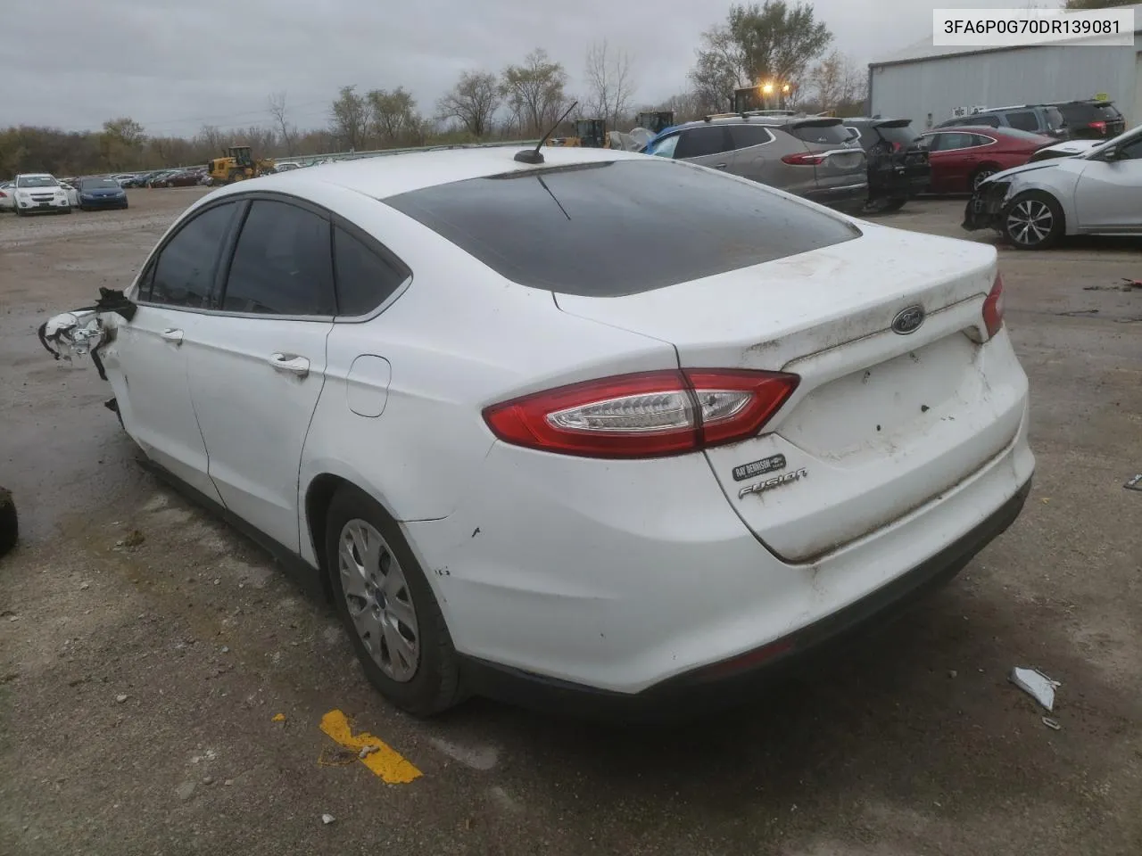 2013 Ford Fusion S VIN: 3FA6P0G70DR139081 Lot: 78994604