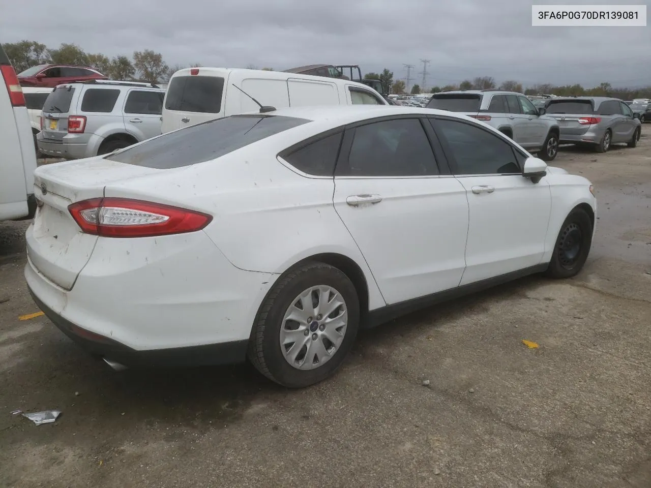 2013 Ford Fusion S VIN: 3FA6P0G70DR139081 Lot: 78994604