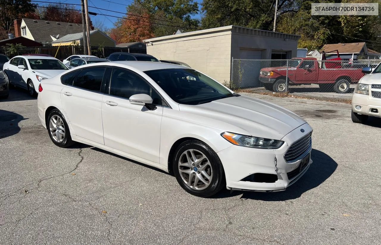 2013 Ford Fusion Se VIN: 3FA6P0H70DR134736 Lot: 79256654